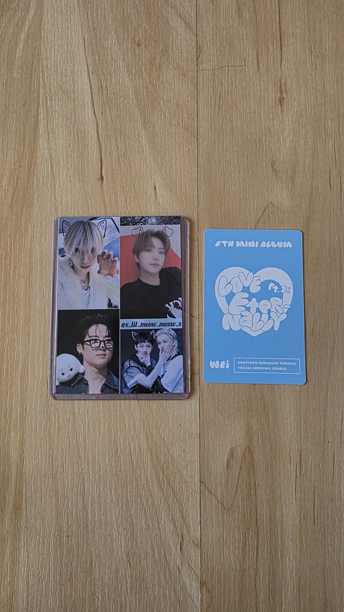 WEi Daehyeon WEi - Daehyeon - Love Pt.3 : Eternally Album album photocard eternal love version listing photo 2