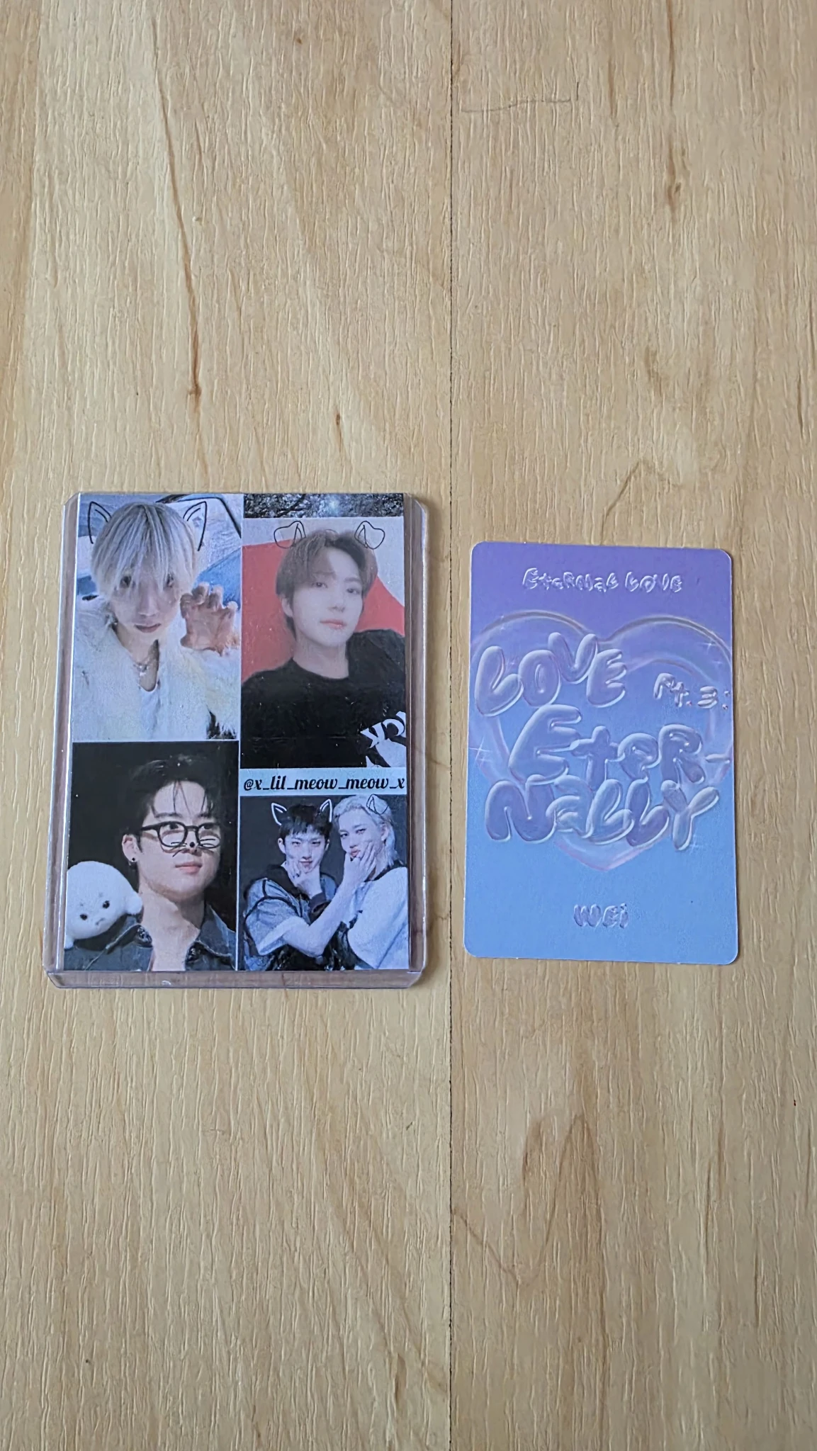 WEi Donghan WEi - Donghan - Love Pt.3 : Eternally Album album photocard listing photo 2