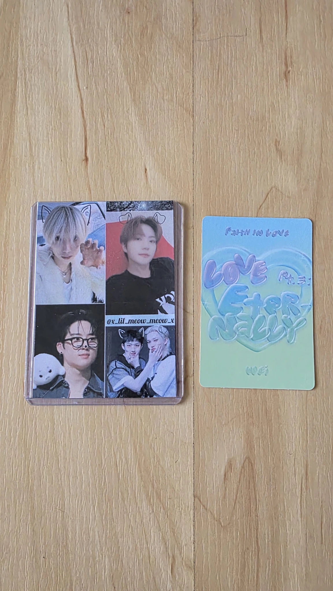 WEi Yongha WEi - Yongha - Love Pt.3 : Eternally Album album photocard listing photo 2