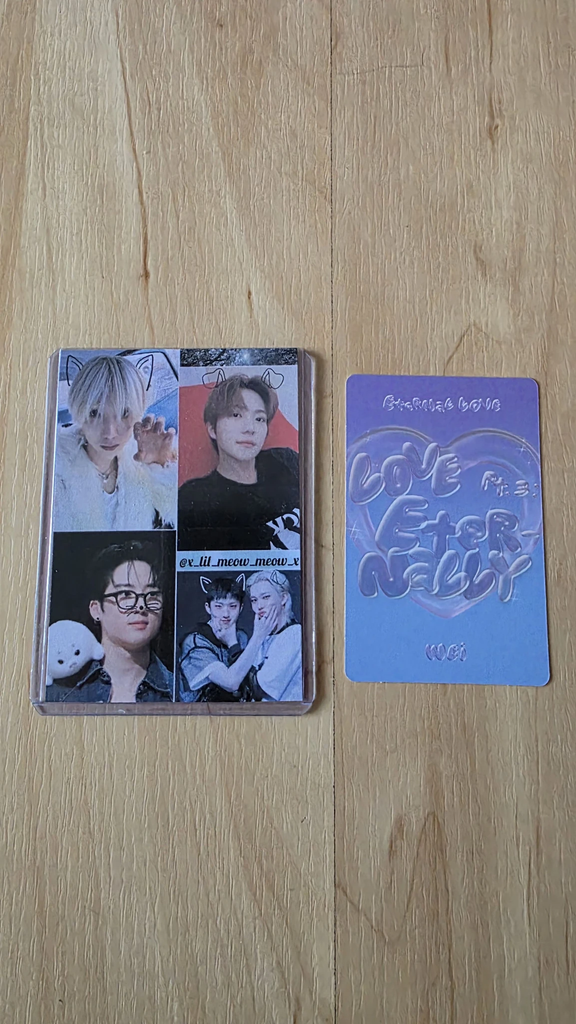 WEi Yongha WEi - Yongha - Love Pt.3 : Eternally Album album photocard listing photo 2