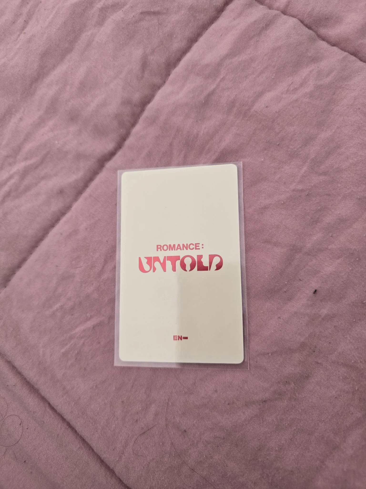 ENHYPEN Jay ENHYPEN - Jay - ROMANCE: UNTOLD Album kakaotalk pre-order benefit (pob) listing photo 2