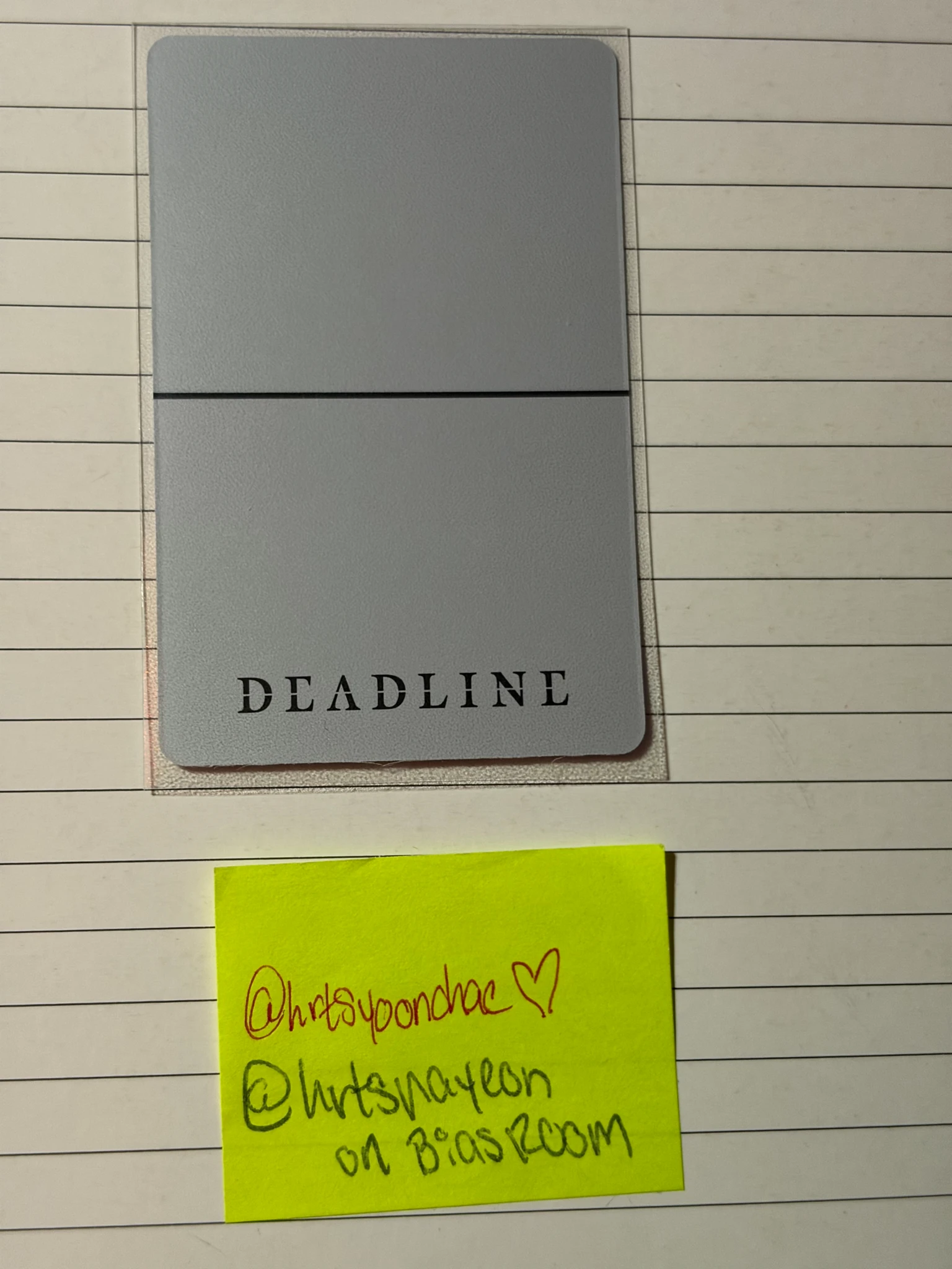 BLACKPINK Jennie BLACKPINK - Jennie - Deadline Album album photocard silver version B version FPO listing photo 2
