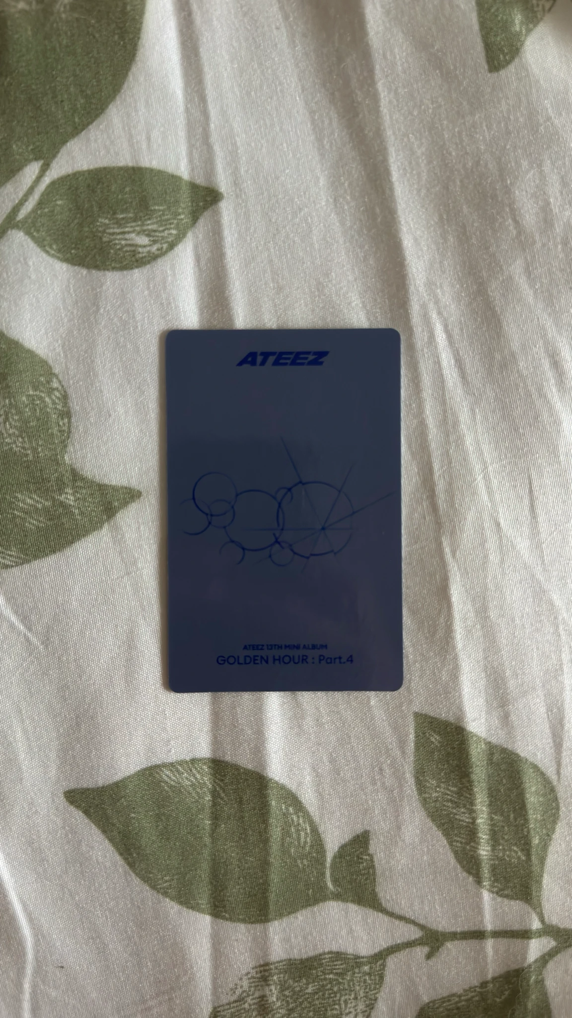 ATEEZ Yeosang ATEEZ - Yeosang - Golden Hour : Part.4 Album pob (pre-order benefit) toktoq listing photo 2