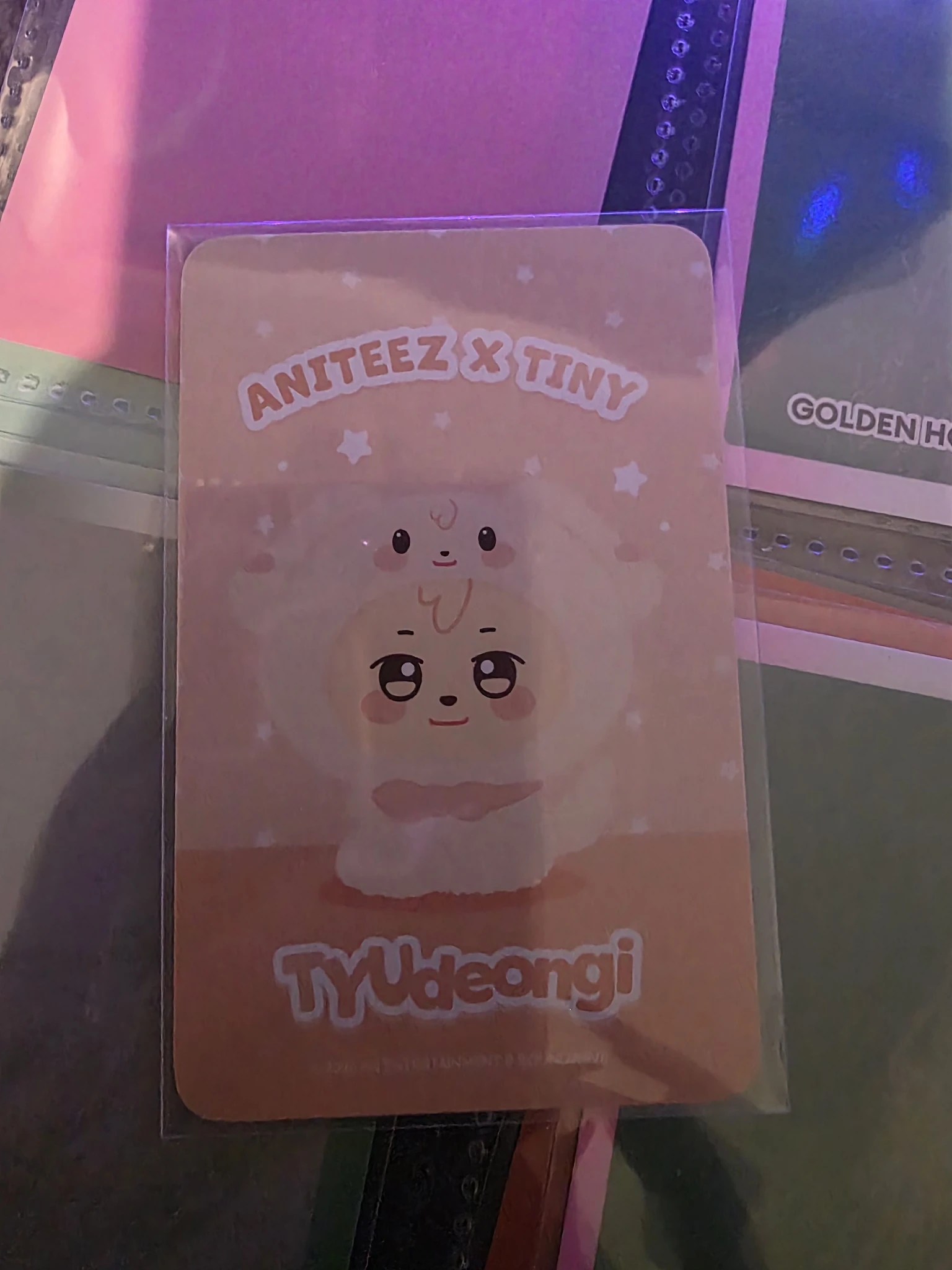 ATEEZ Yunho ATEEZ - Yunho - ANITEEZ IN COLOR Other merch photocard keyring doll/figure listing photo 2