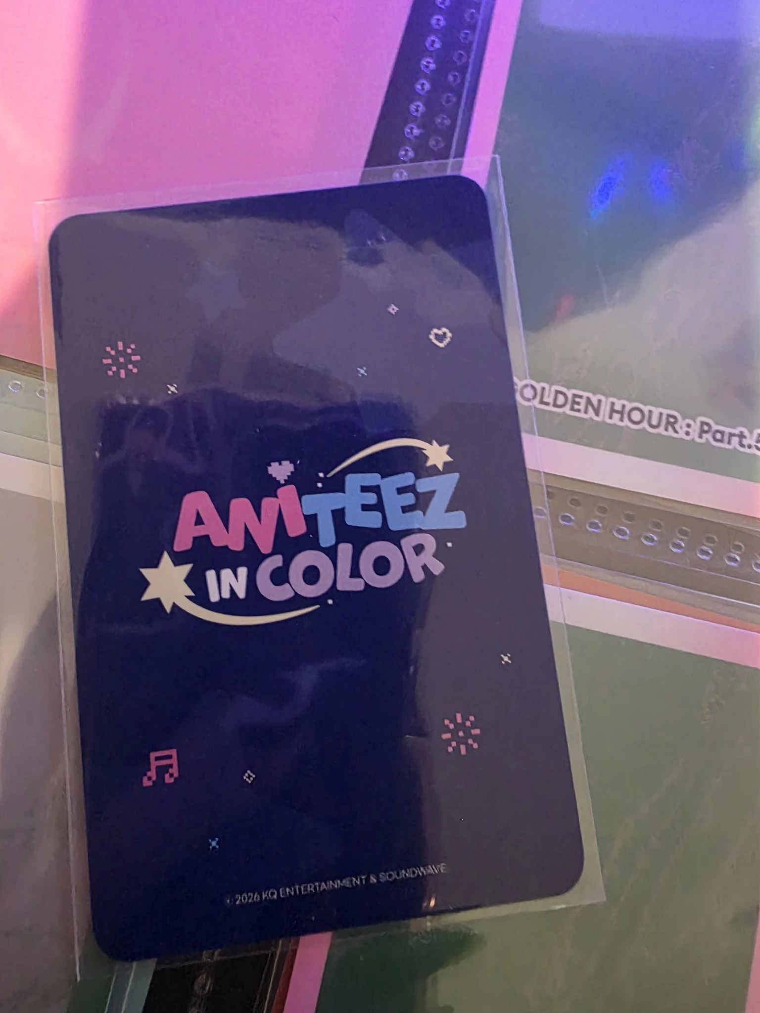 ATEEZ Yunho ATEEZ - Yunho - ANITEEZ IN COLOR Other version 5 trading card listing photo 2