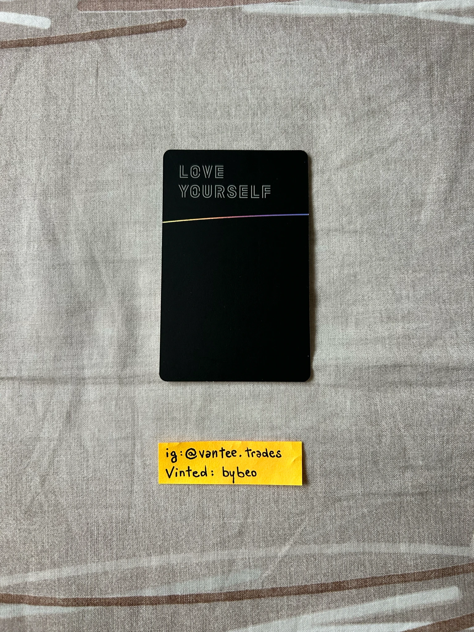 BTS j-hope BTS - J-HOPE - Love Yourself: Tear Album album photocard Y ver. listing photo 2
