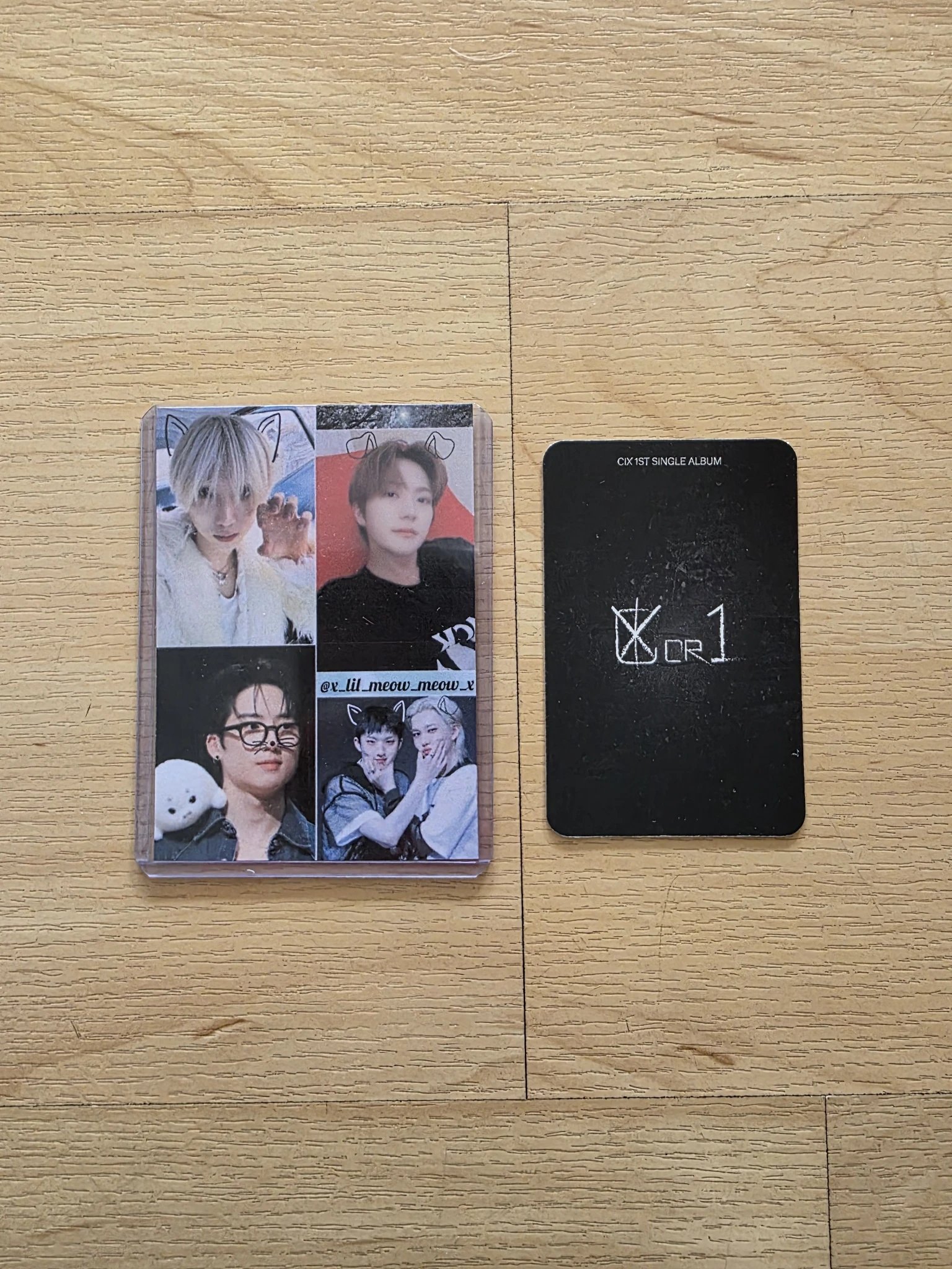 CIX BX CIX - BX - 0 or 1 Album album photocard humanoid version listing photo 2