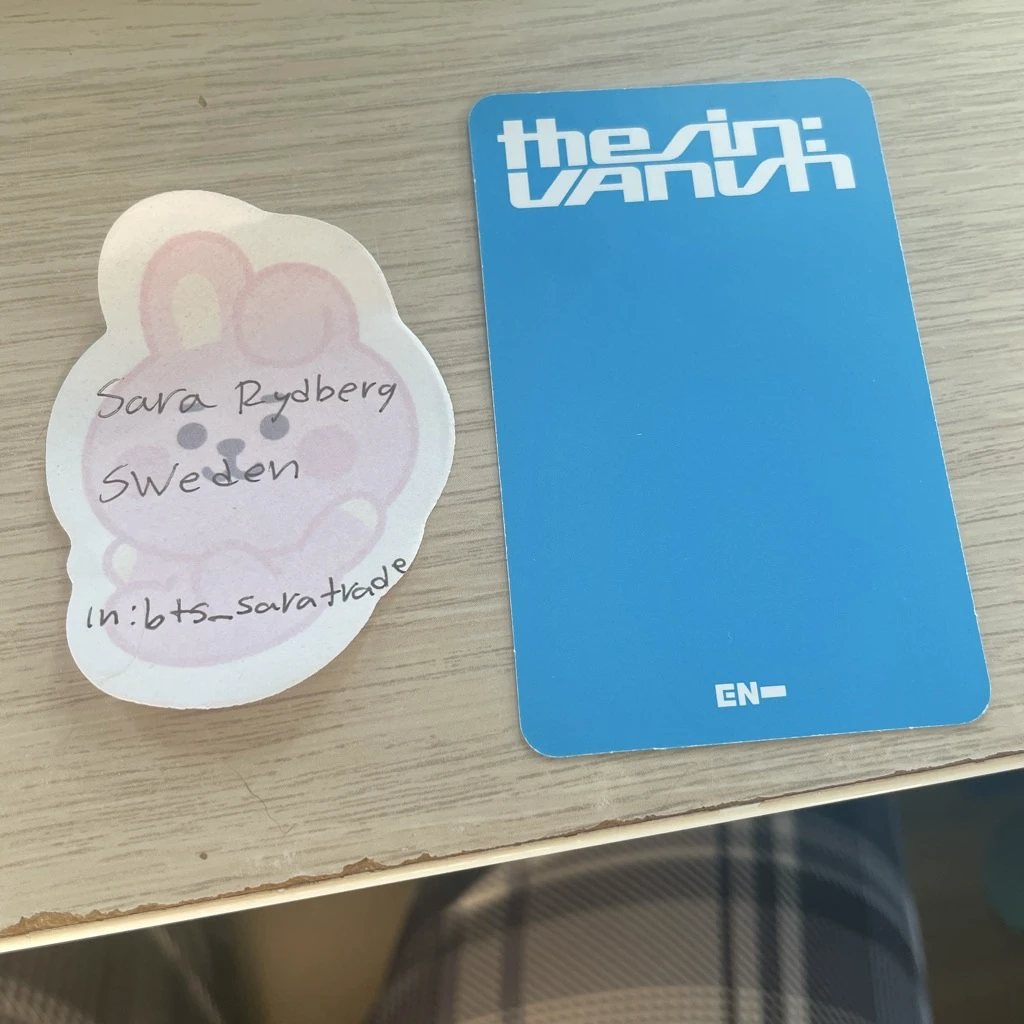 ENHYPEN Evan (Heeseung) ENHYPEN - Heeseung - THE SIN: VANISH Album A version weverse album version korean album album photocard listing photo 2