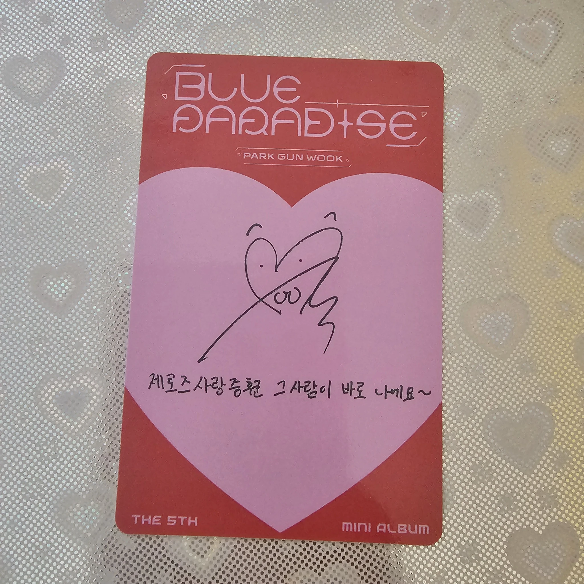 ZEROBASEONE Gunwook ZEROBASEONE - Gunwook - Blue Paradise Album listing photo 2