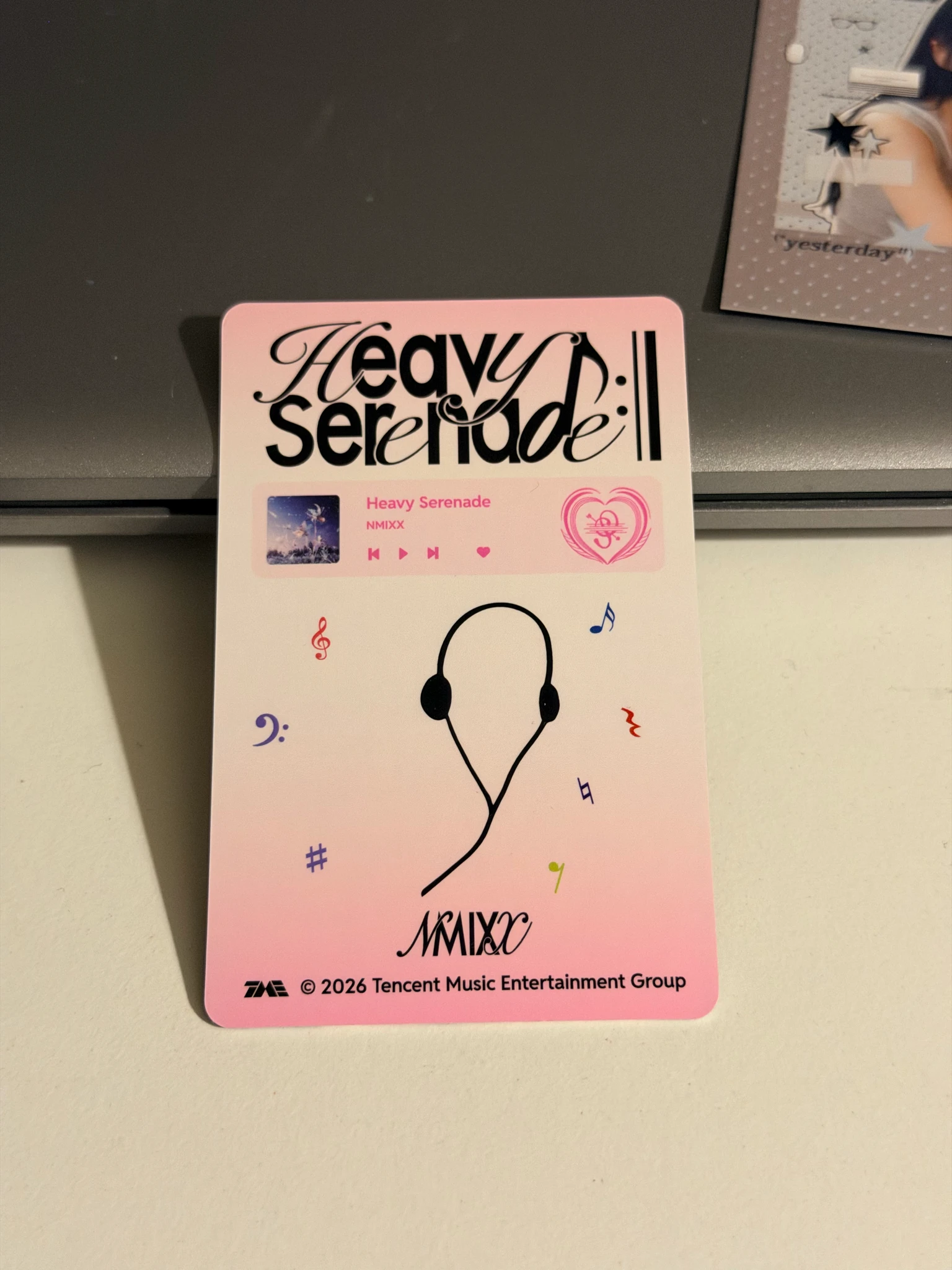 NMIXX Kyujin NMIXX - Kyujin - Heavy Serenade Album lucky draw (LD) qq music 4 star listing photo 2