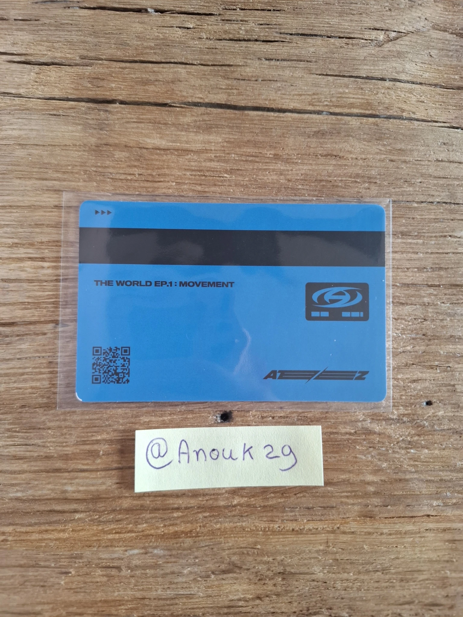 ATEEZ Mingi ATEEZ - Mingi - THE WORLD EP.1 : MOVEMENT Album album photocard A version id card listing photo 2