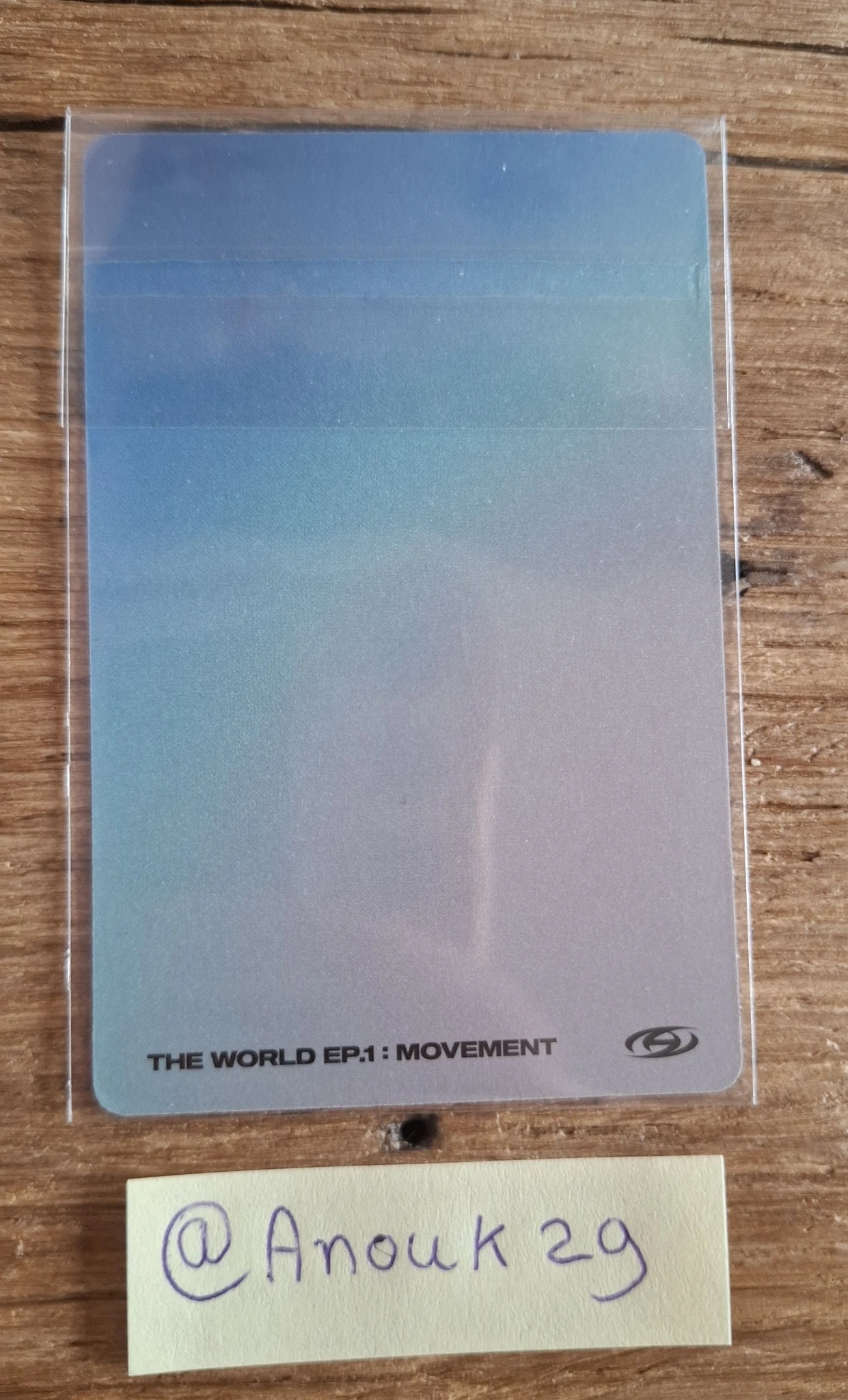 ATEEZ Wooyoung ATEEZ - Wooyoung - THE WORLD EP.1 : MOVEMENT Album album photocard A version version 2 listing photo 2