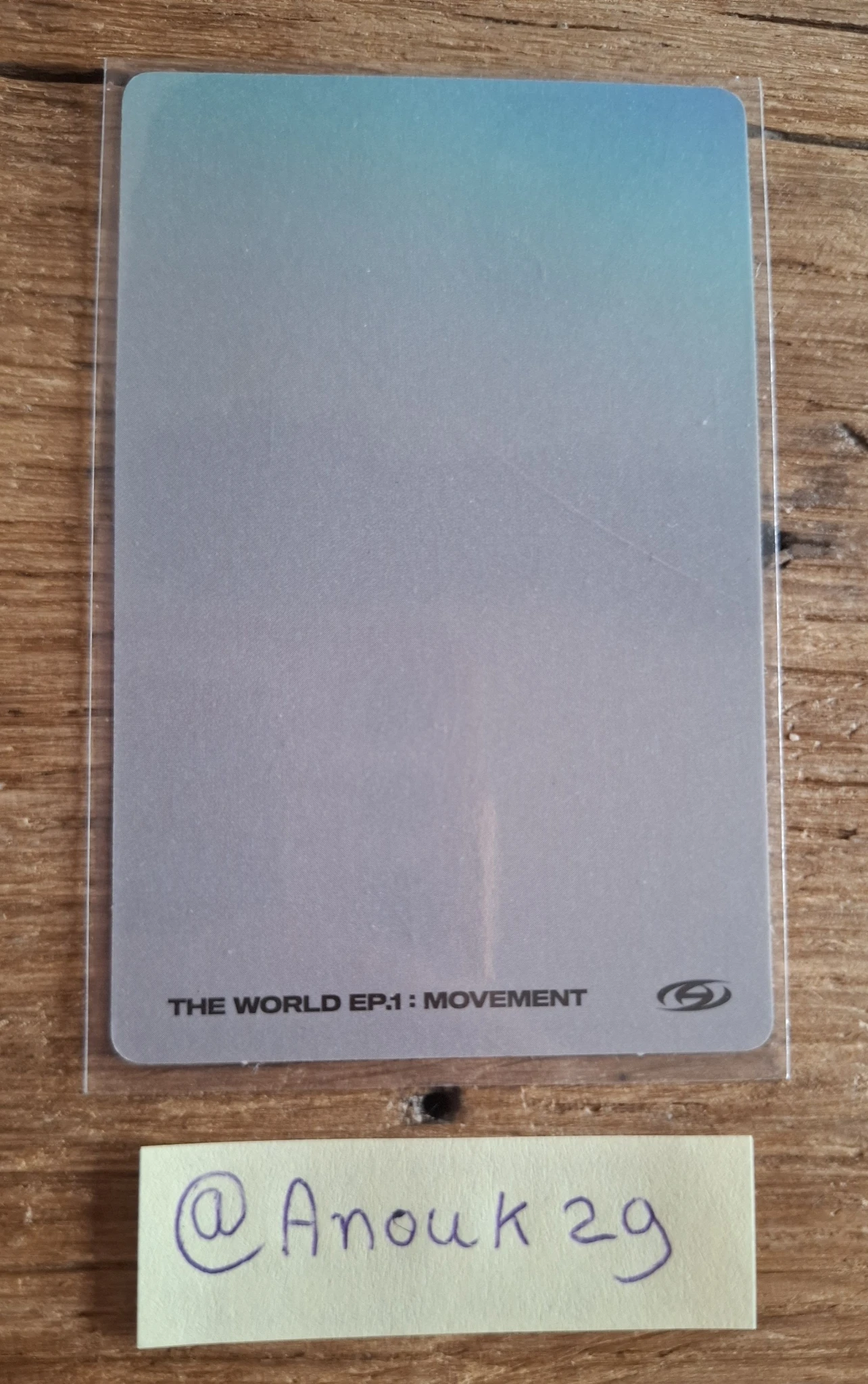 ATEEZ Hongjoong ATEEZ - Hongjoong - THE WORLD EP.1 : MOVEMENT Album album photocard A version version 2 listing photo 2