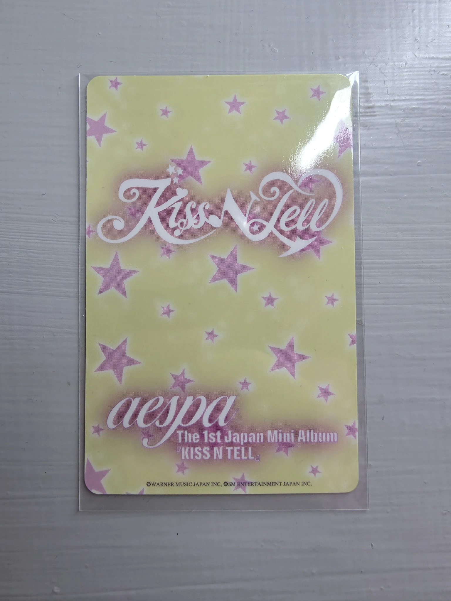 aespa Giselle aespa - Giselle - KISS N TELL Album tower records japan pob (pre-order benefit) listing photo 2