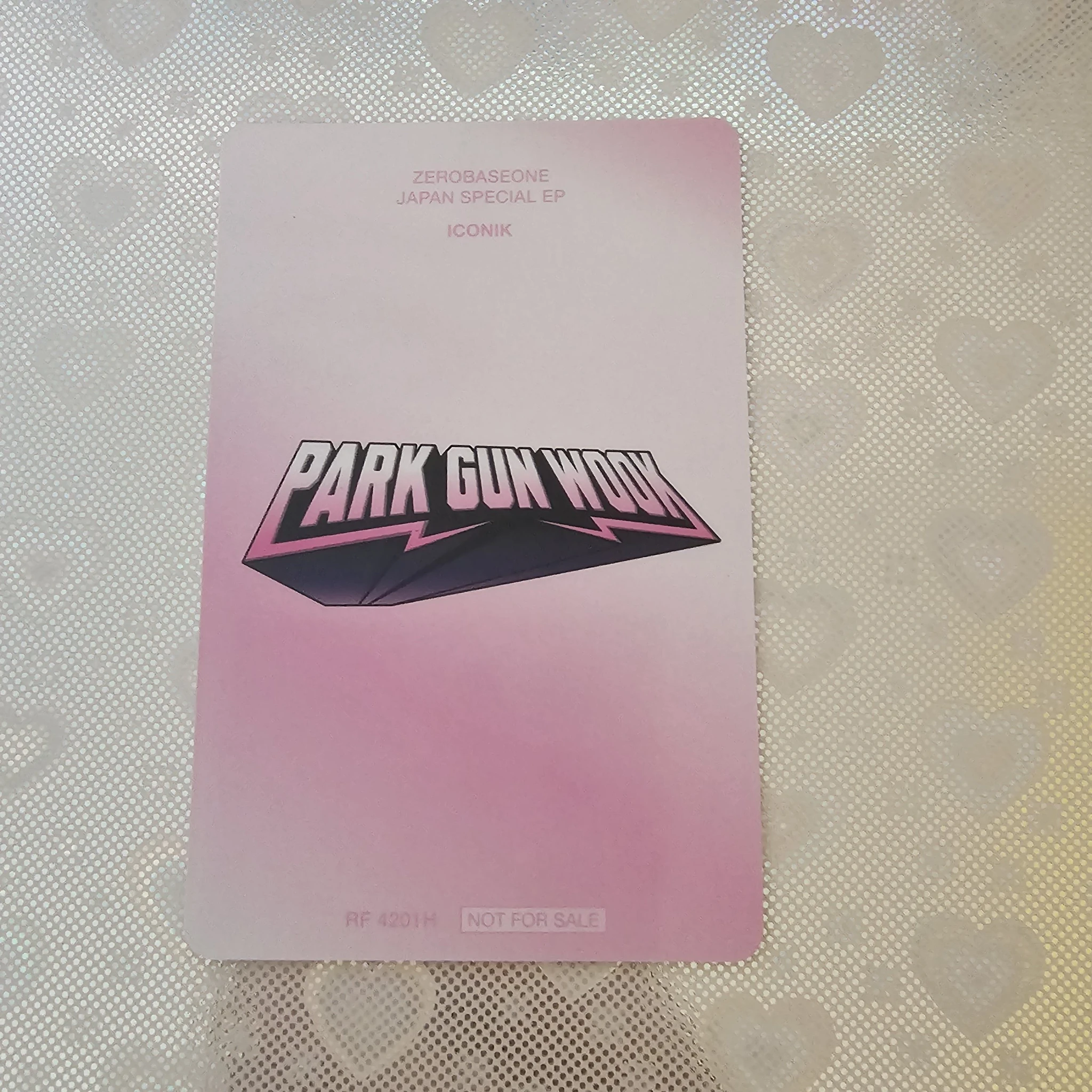 ZEROBASEONE Gunwook ZEROBASEONE - Gunwook - Iconik Album solo jacket version album photocard japanese album A version first press only listing photo 2