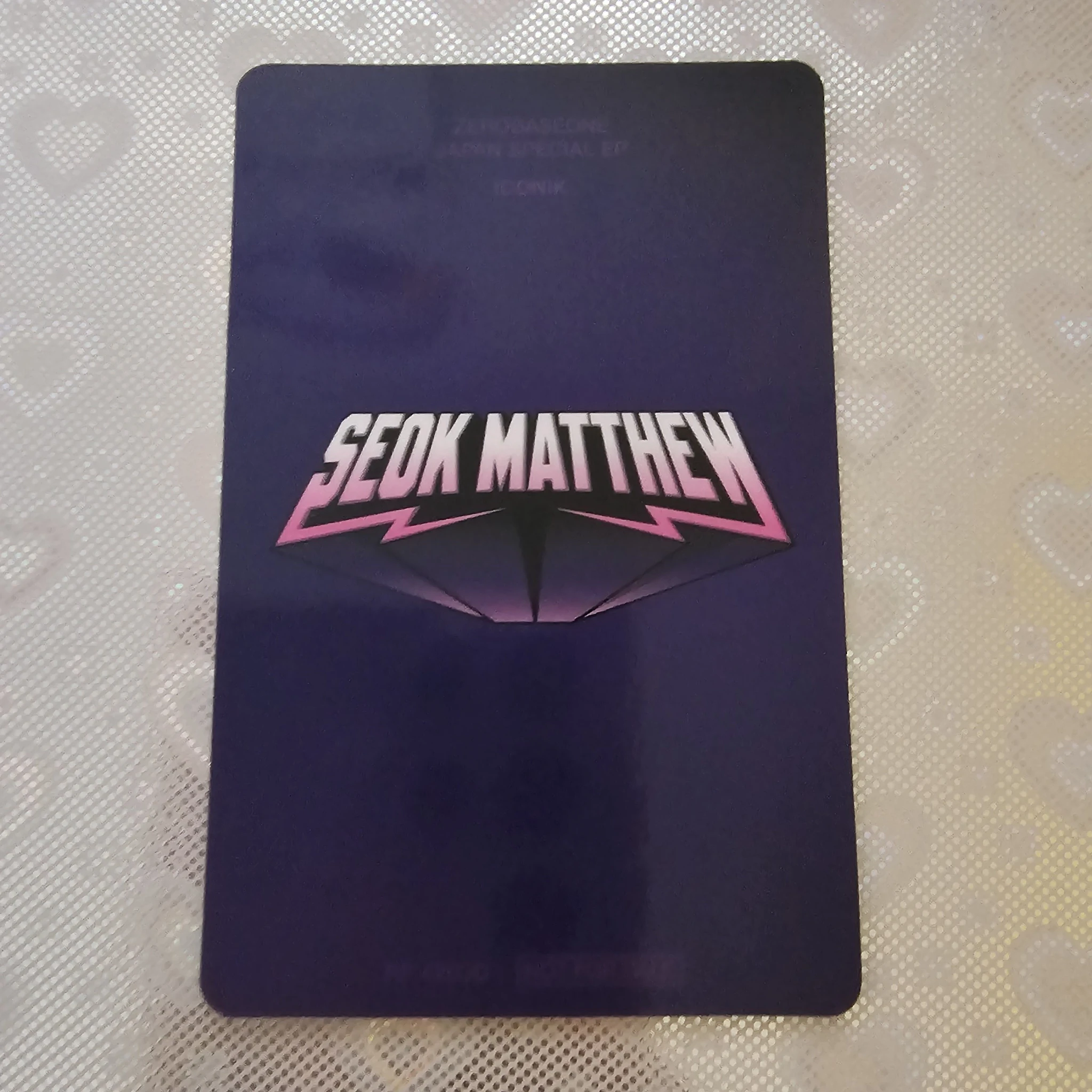 ZEROBASEONE Matthew ZEROBASEONE - Matthew - Iconik Album album photocard solo jacket version japanese album C version first press only listing photo 2