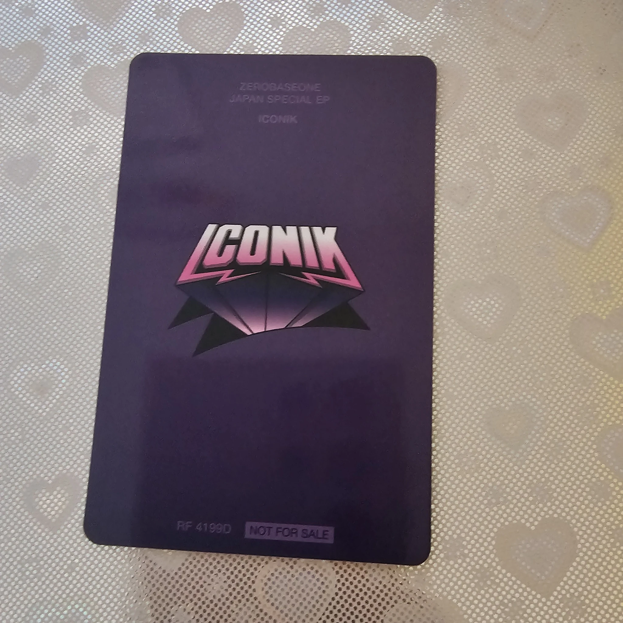ZEROBASEONE Matthew ZEROBASEONE - Matthew - ICONIK Album album photocard japanese album standard version B version listing photo 2