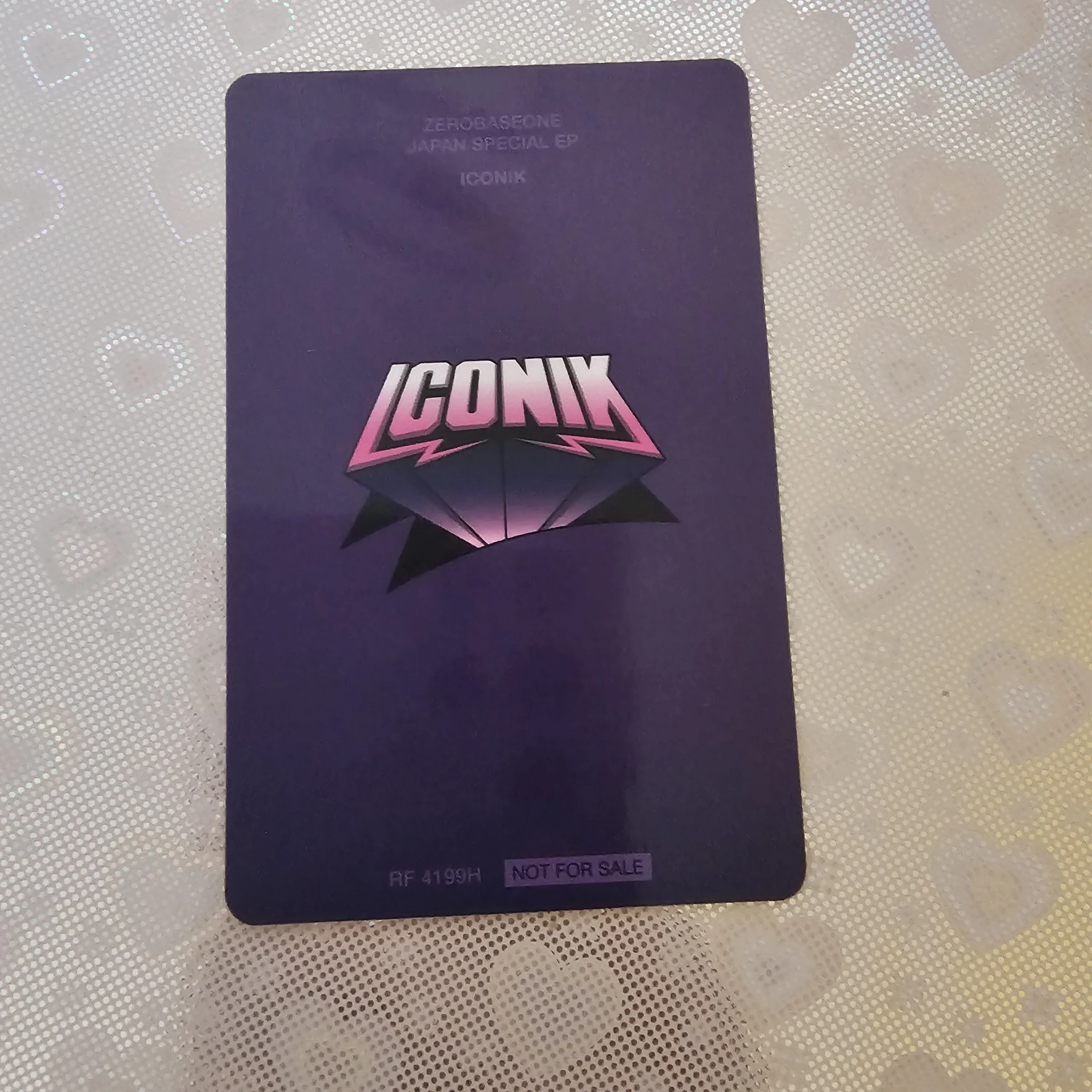 ZEROBASEONE Gunwook ZEROBASEONE - Gunwook - ICONIK Album japanese album standard version B version album photocard listing photo 2