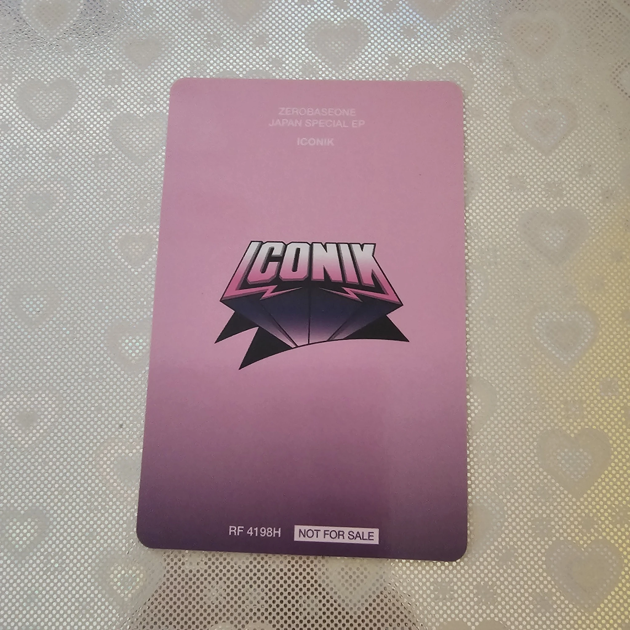 ZEROBASEONE Gunwook ZEROBASEONE - Gunwook - Iconik Album japanese album album photocard standard version A version first press only listing photo 2