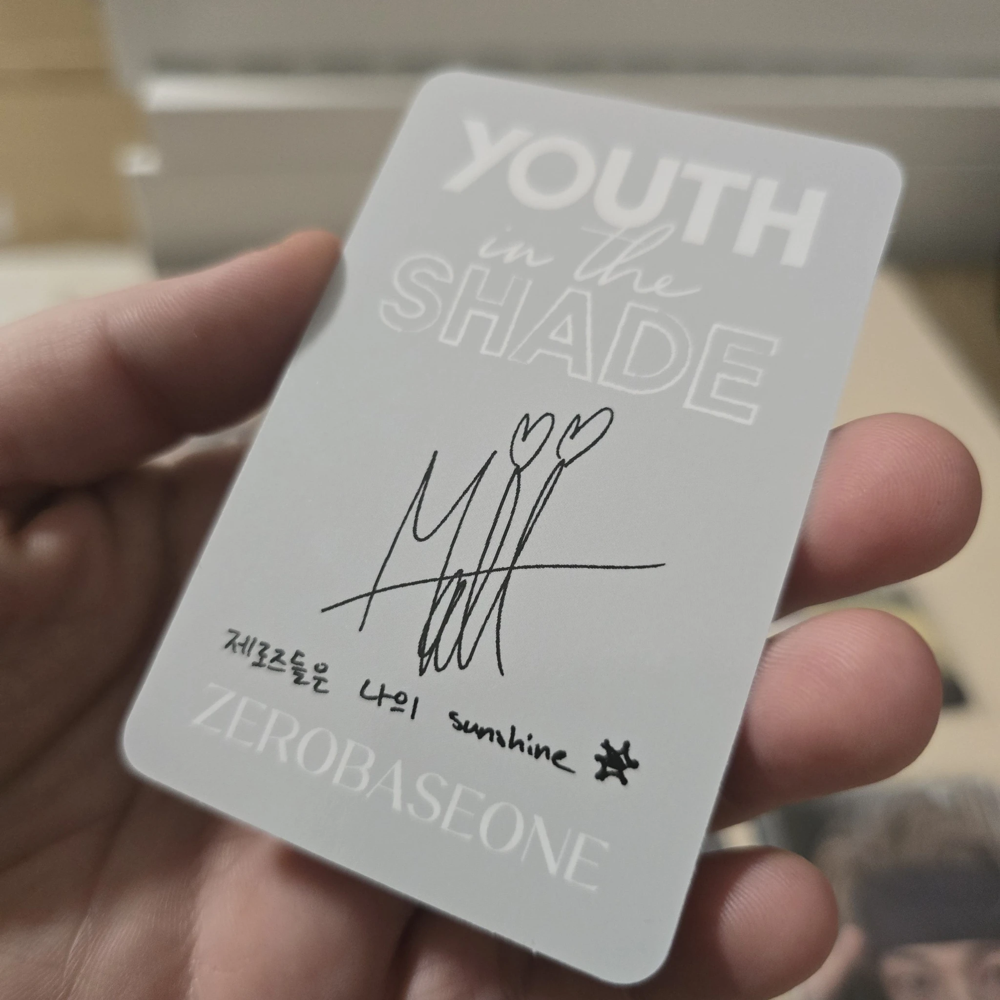 ZEROBASEONE Matthew ZEROBASEONE - Matthew - Youth in the Shade Album album photocard korean album shade version listing photo 2