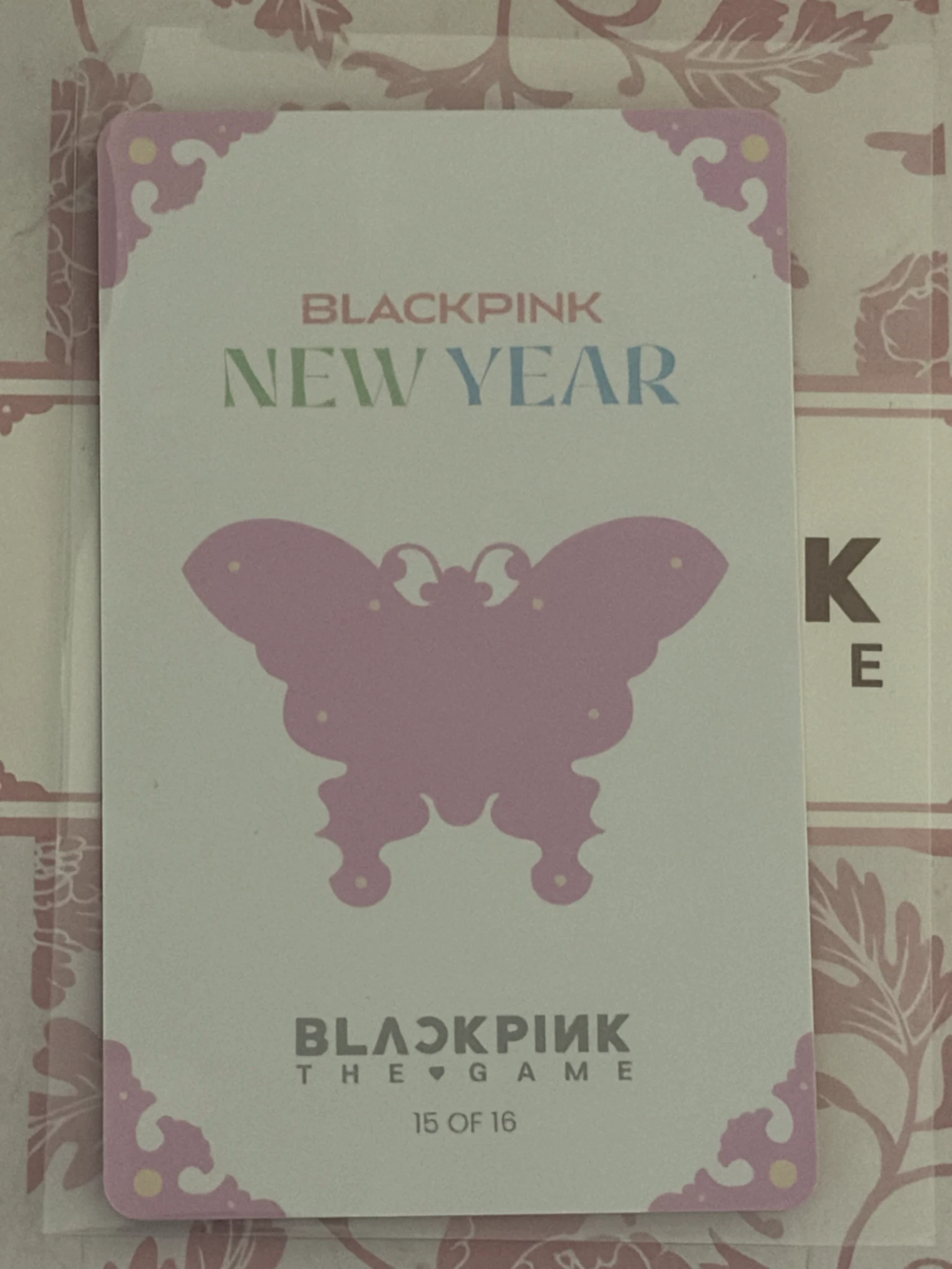 BLACKPINK Rosé BLACKPINK - Rosé - BPTG - New Year Greeting Other merch photocard photocard set listing photo 2