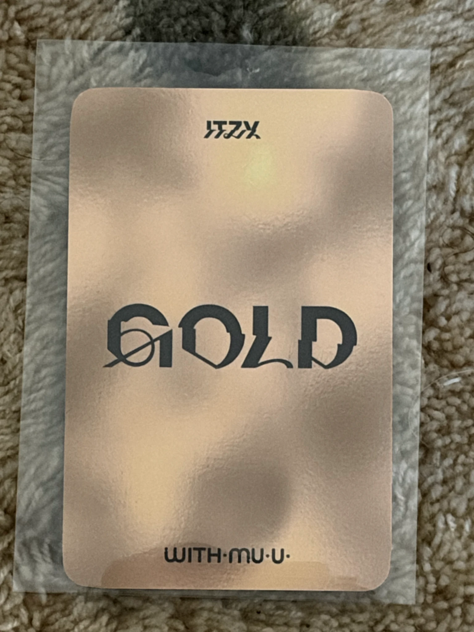 ITZY Yuna ITZY - Yuna - GOLD Album withmuu pre-order benefit listing photo 2