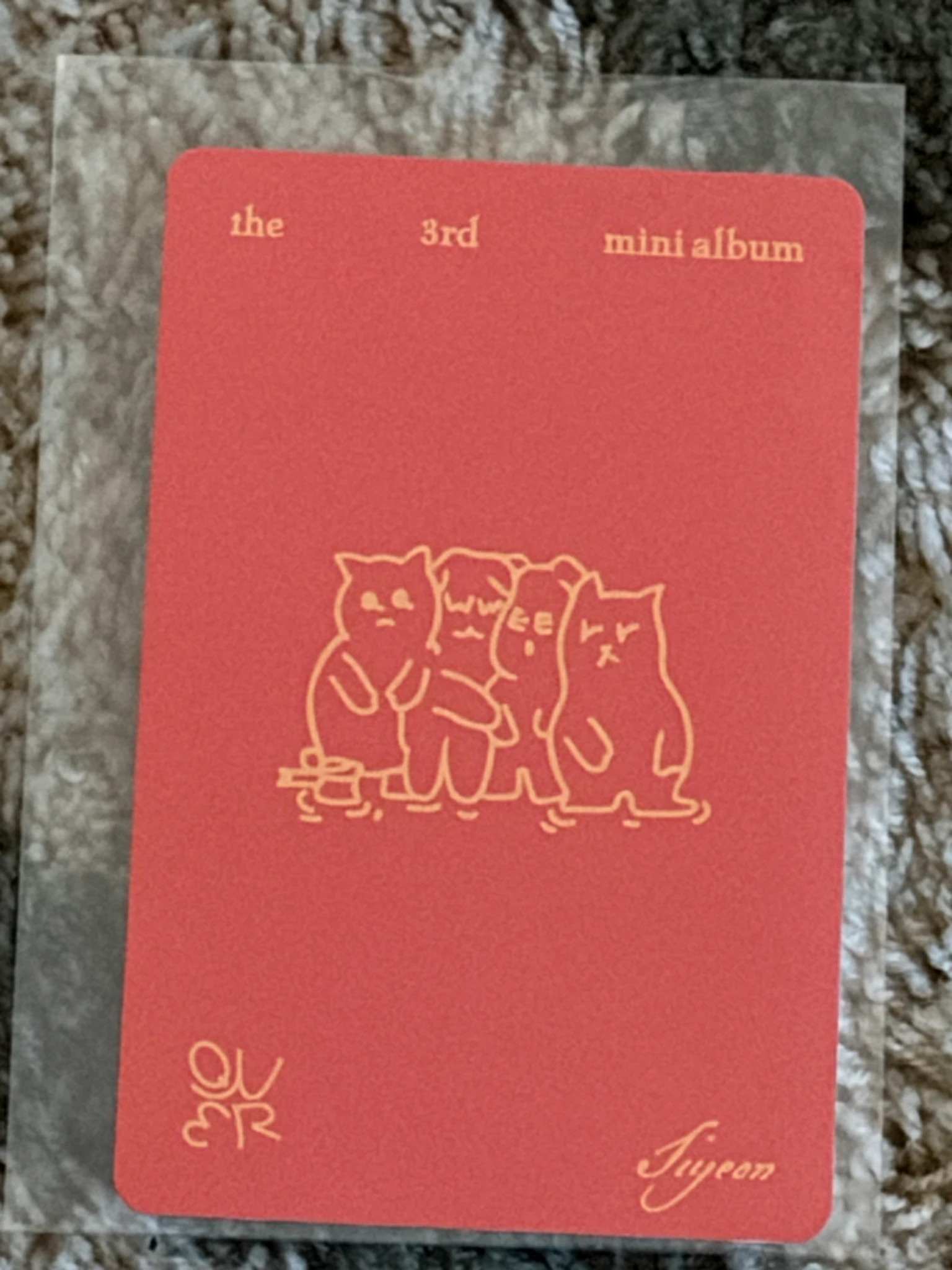 QWER Siyeon QWER - Siyeon - In a Million Noises, I'll Be Your Harmony Album album photocard B version listing photo 2