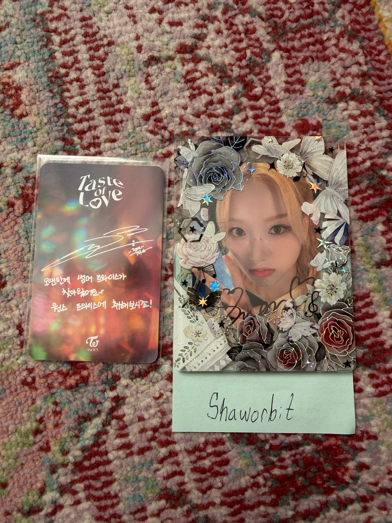 TWICE Jeongyeon TWICE - Jeongyeon - Taste of Love Album album photocard listing photo 2