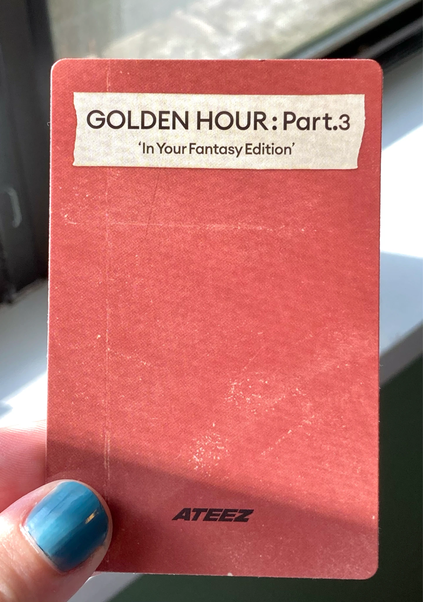 ATEEZ Seonghwa ATEEZ - Seonghwa - Golden Hour : Part.3 'In Your Fantasy Edition' Album album photocard version 2 limited edition listing photo 2