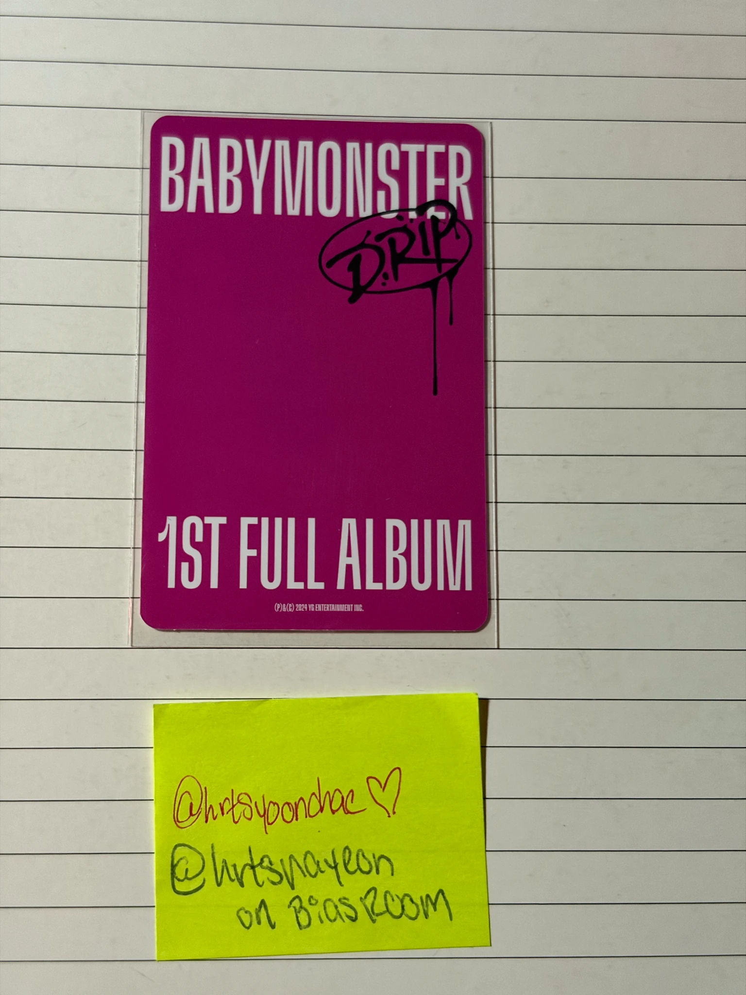 BABYMONSTER Asa BABYMONSTER - Asa - DRIP Album walmart exclusive listing photo 2