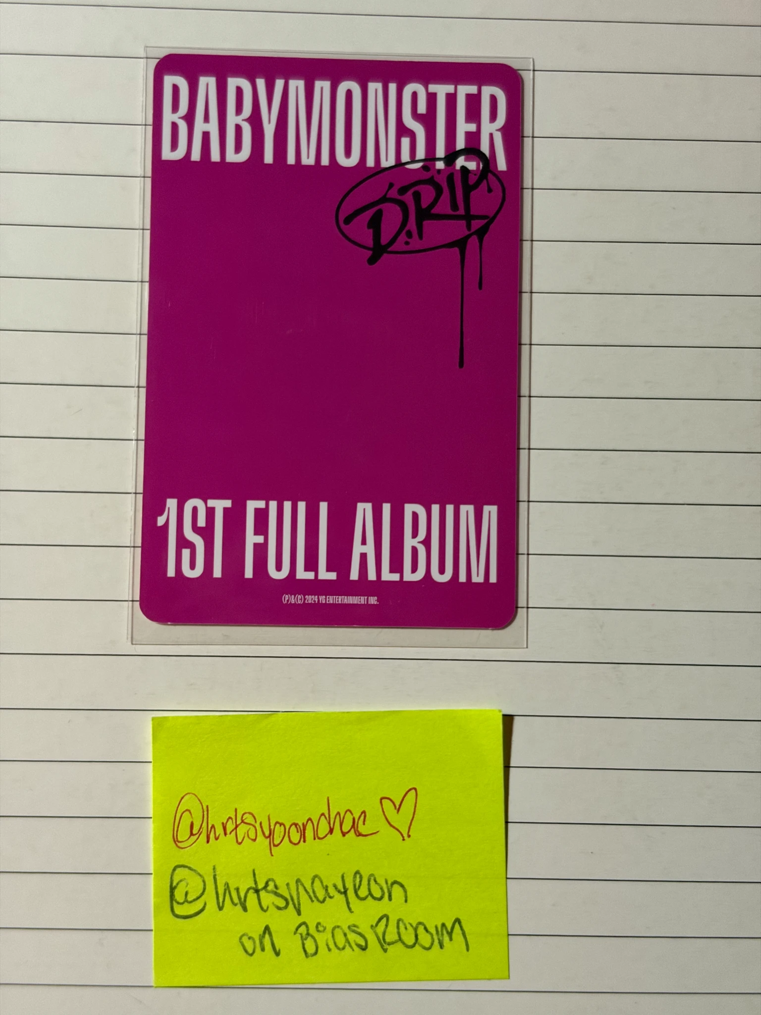 BABYMONSTER Pharita BABYMONSTER - Pharita - DRIP Album walmart exclusive listing photo 2