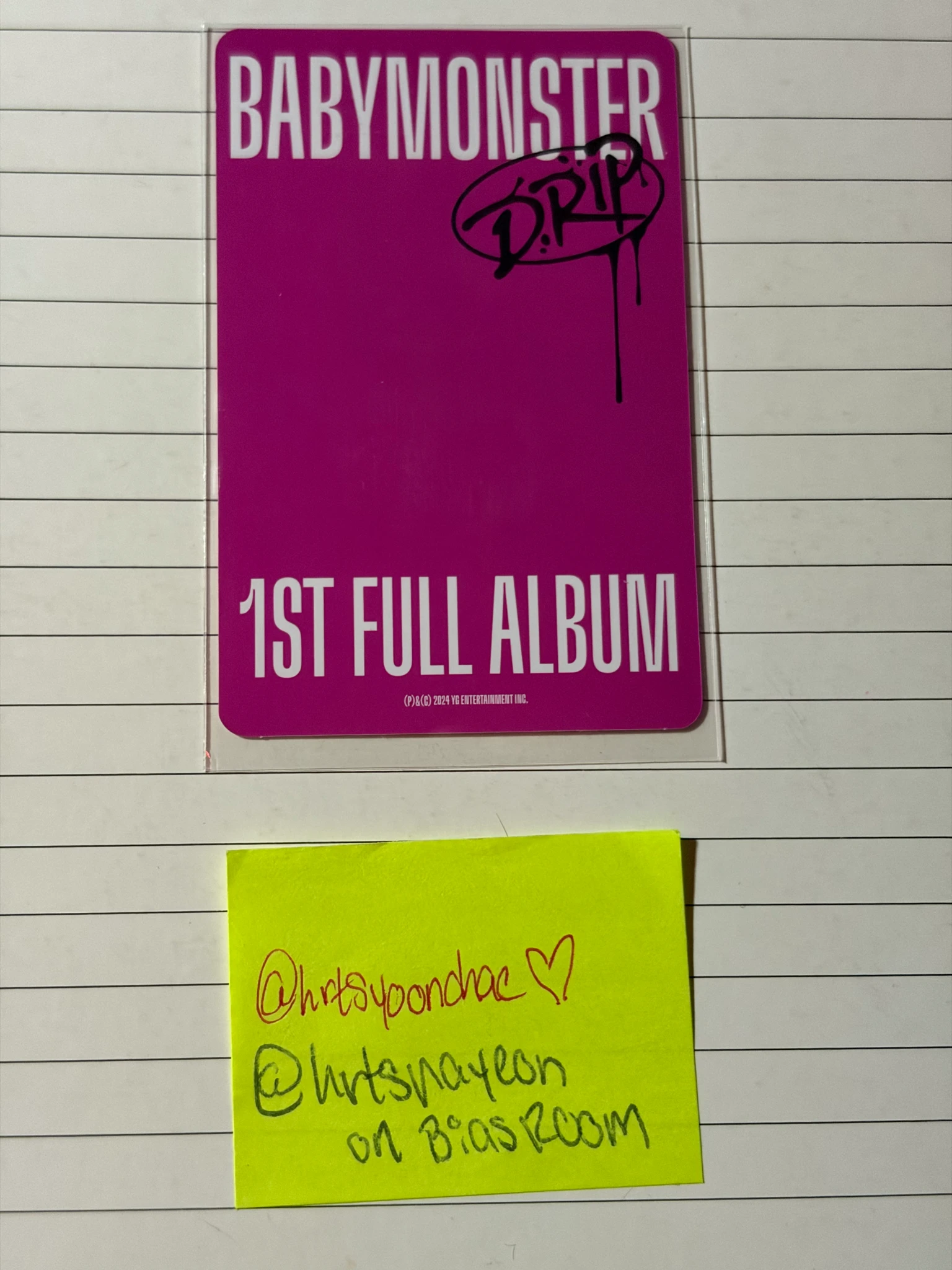 BABYMONSTER Ruka BABYMONSTER - Ruka - DRIP Album walmart exclusive listing photo 2