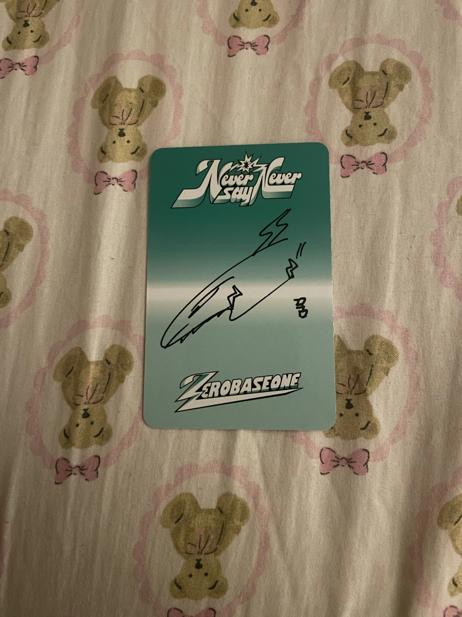 ZEROBASEONE Taerae ZEROBASEONE - Taerae - NEVER SAY NEVER Album album photocard icon version D version listing photo 2