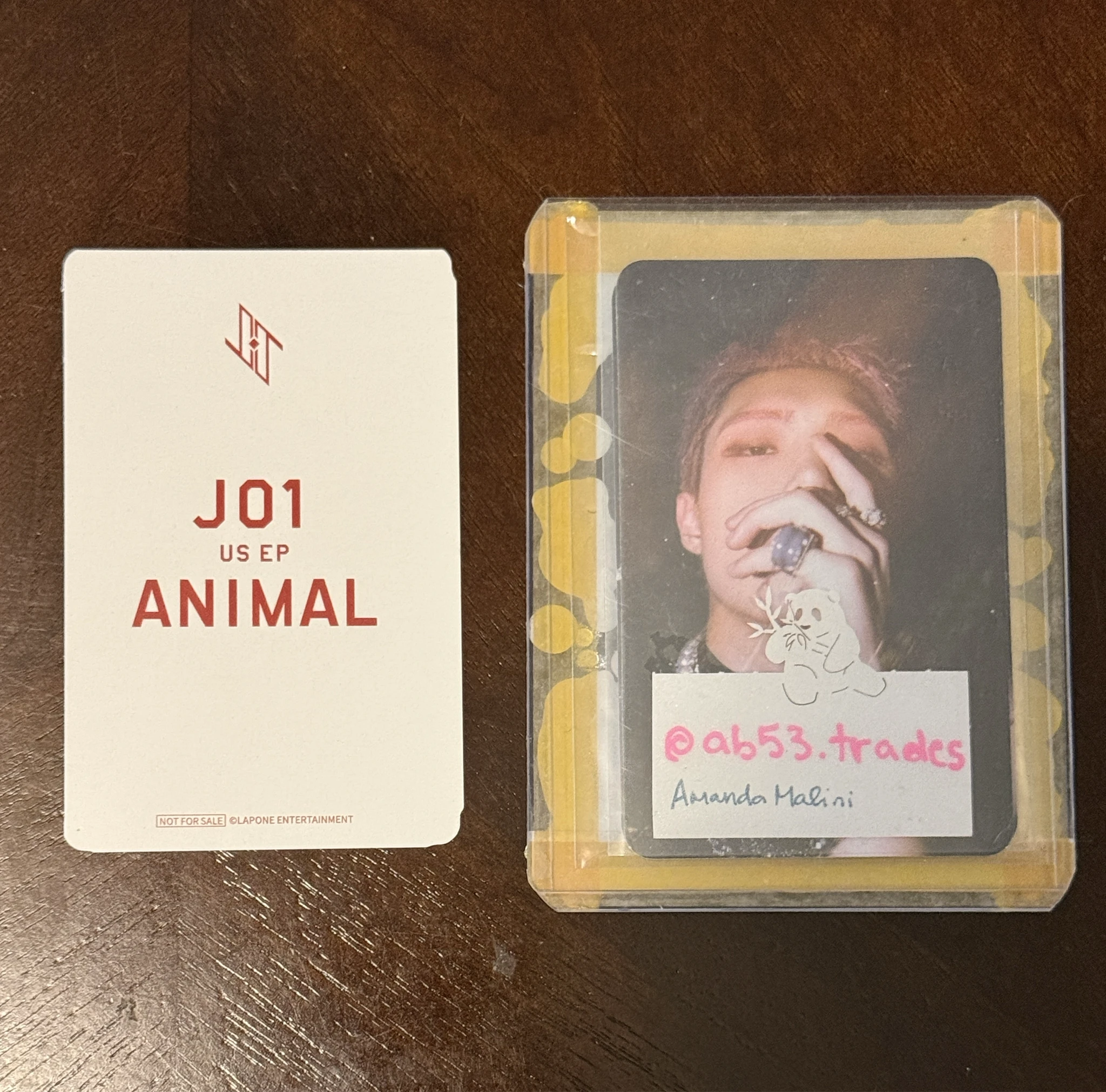 JO1 Sho Yonashiro JO1 - Sho Yonashiro - ANIMAL Album purchase benefit listing photo 2