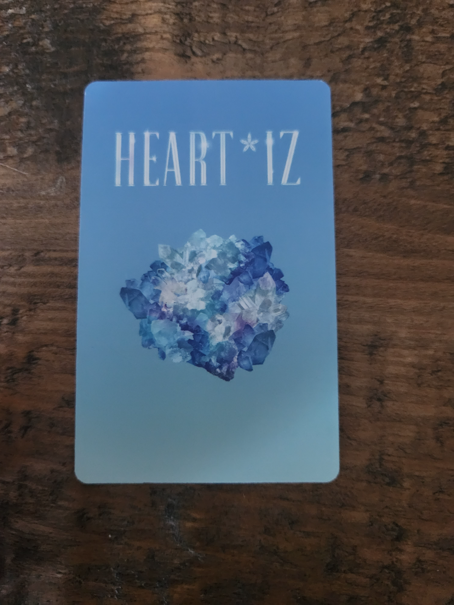 IZ*ONE Minju IZ*ONE - Minju - HEART*IZ Album KiT/kihno version photocard set sapphire version listing photo 2
