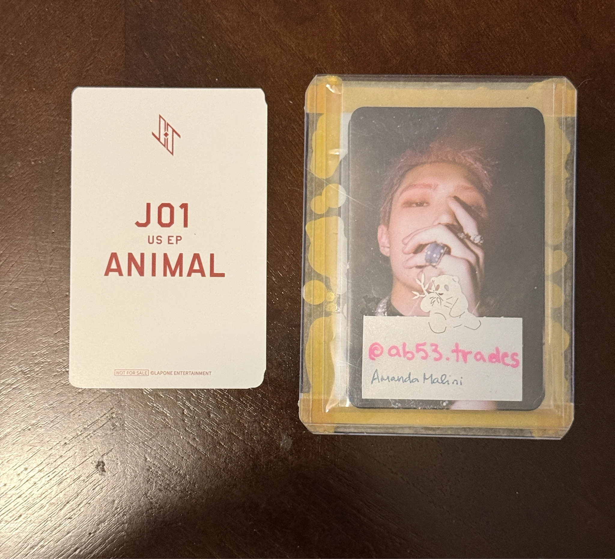 JO1 Ruki Shiroiwa JO1 - Ruki Shiroiwa - ANIMAL Album purchase benefit listing photo 2