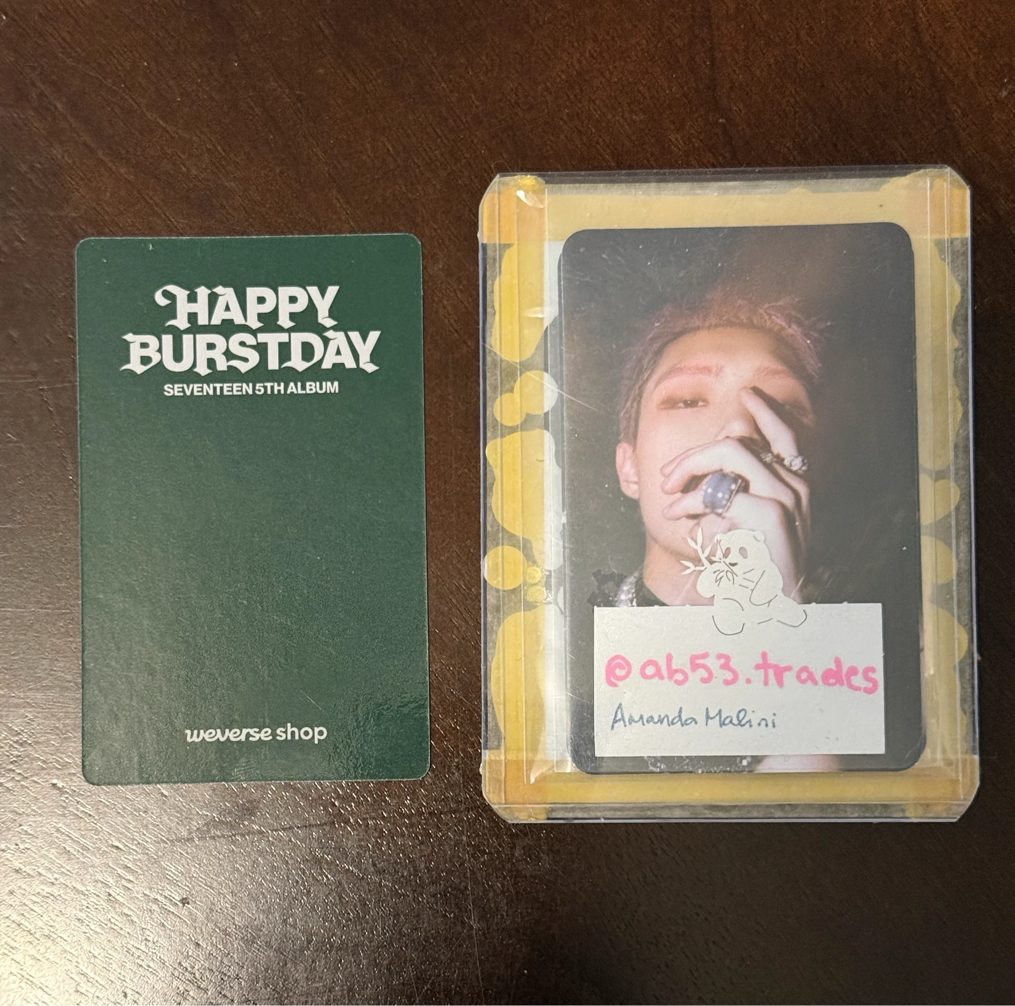 SEVENTEEN Wonwoo SEVENTEEN - Wonwoo - HAPPY BURSTDAY Album New Escape Ver. listing photo 2
