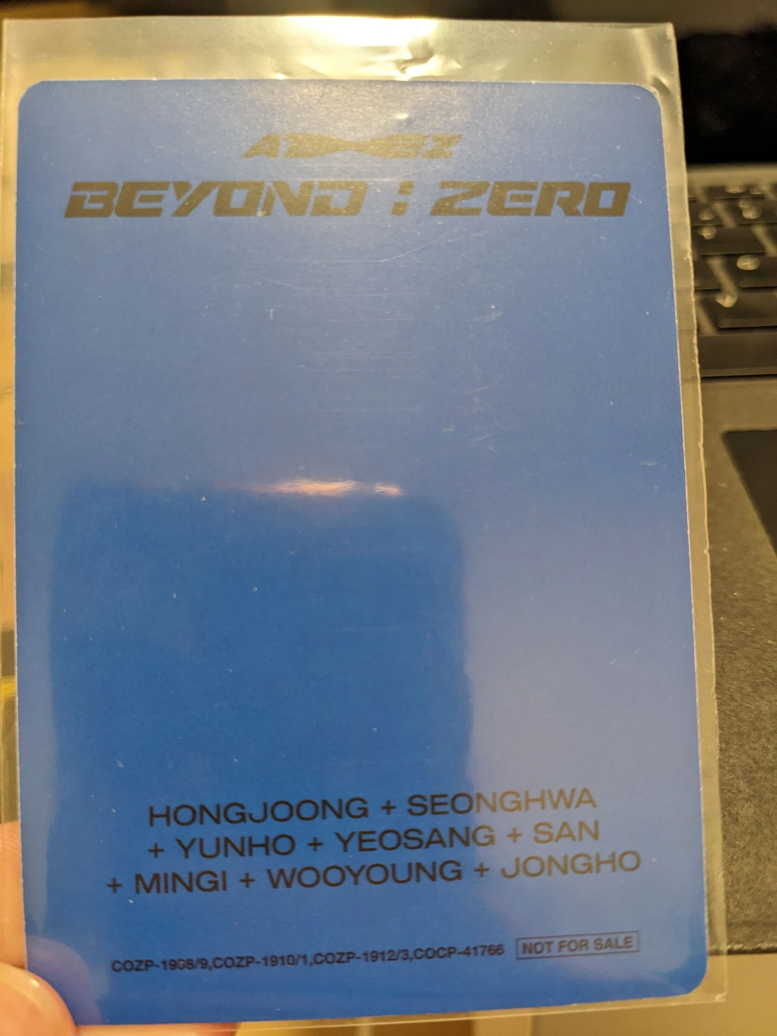 ATEEZ Yunho ATEEZ - Yunho - BEYOND : ZERO Album album photocard B version listing photo 2