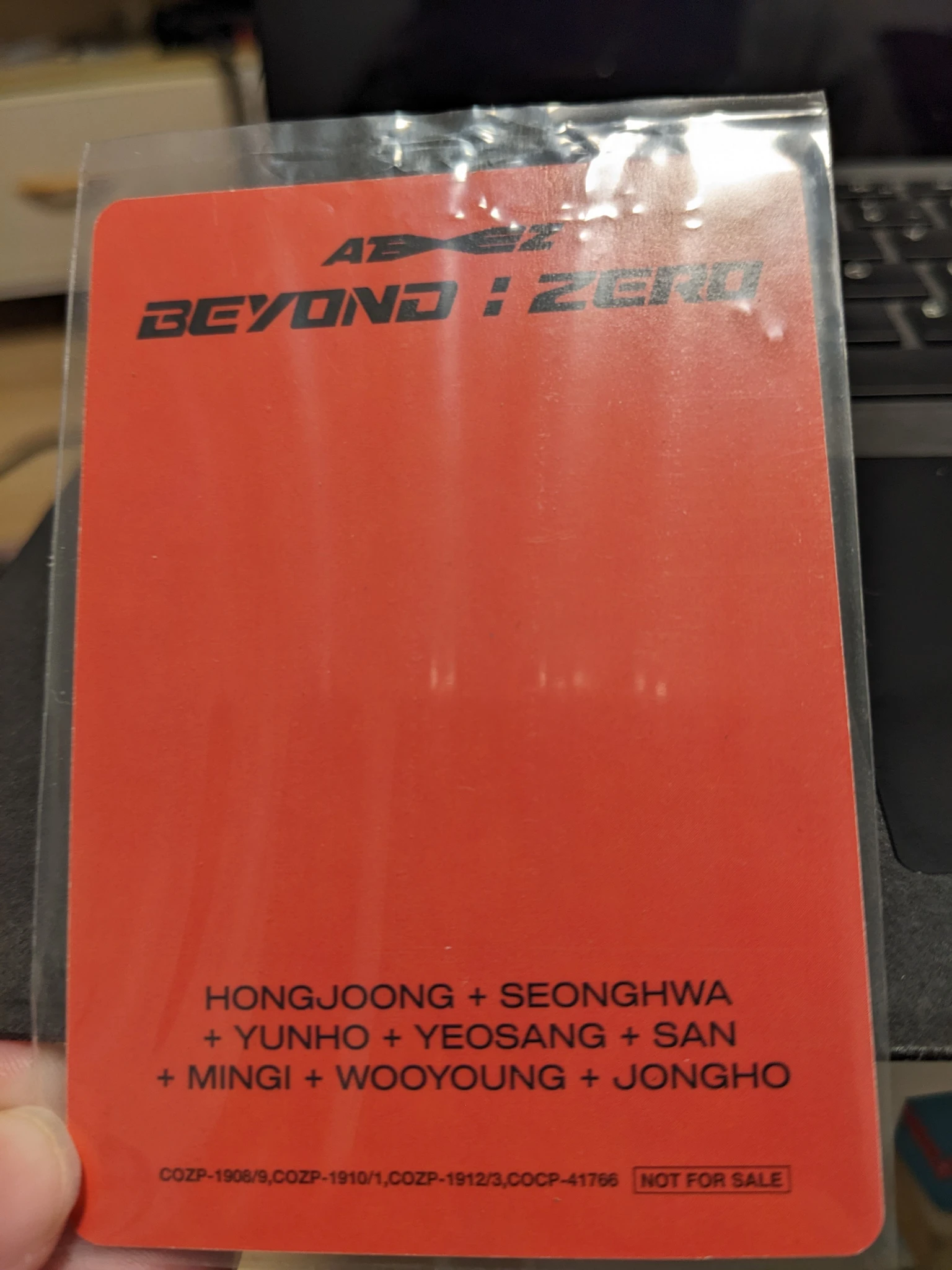 ATEEZ Yunho ATEEZ - Yunho - BEYOND : ZERO Album album photocard A version listing photo 2