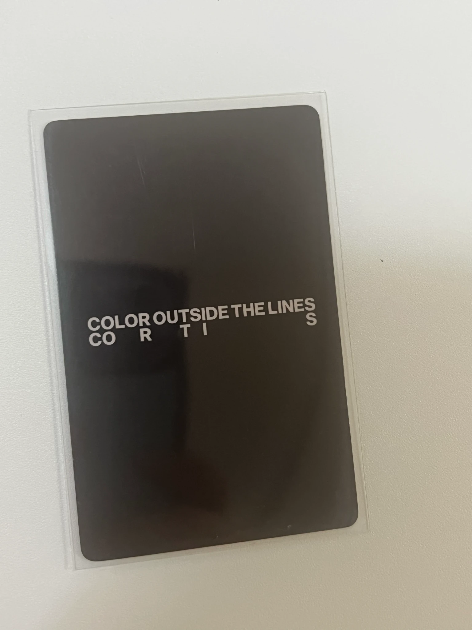 CORTIS Juhoon CORTIS - Juhoon - COLOR OUTSIDE THE LINES  Album yizhiyu lucky draw round 2 pre-order benefit (pob) listing photo 2
