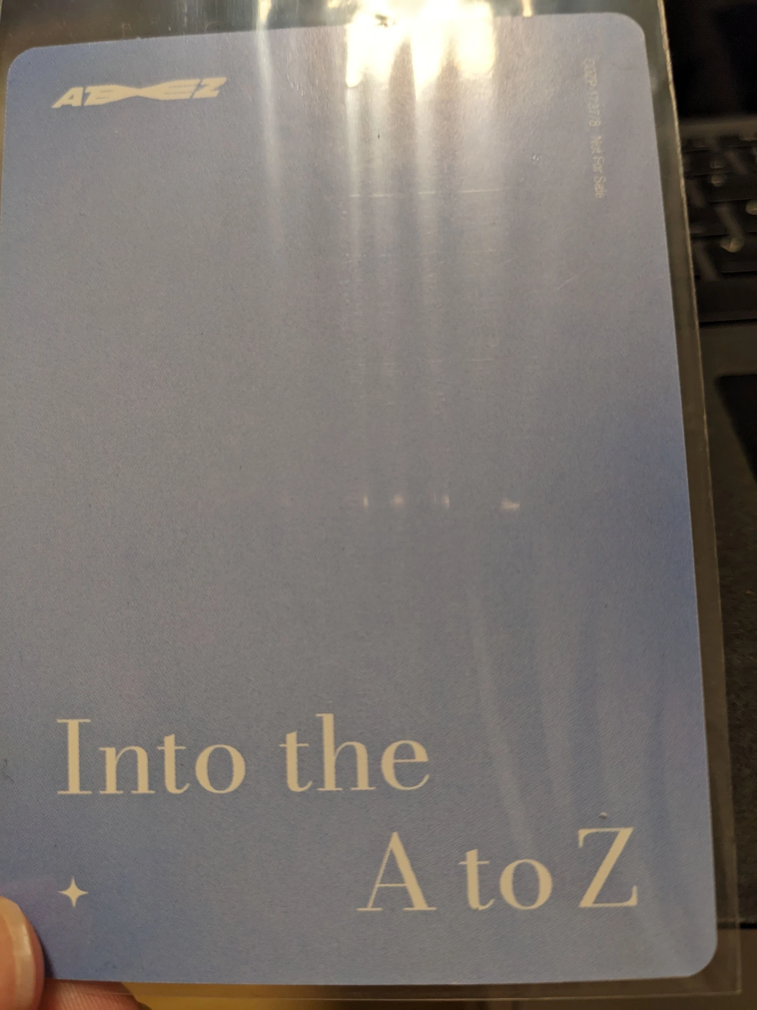 ATEEZ Yunho ATEEZ - Yunho - Into the A to Z Album album photocard japanese album listing photo 2