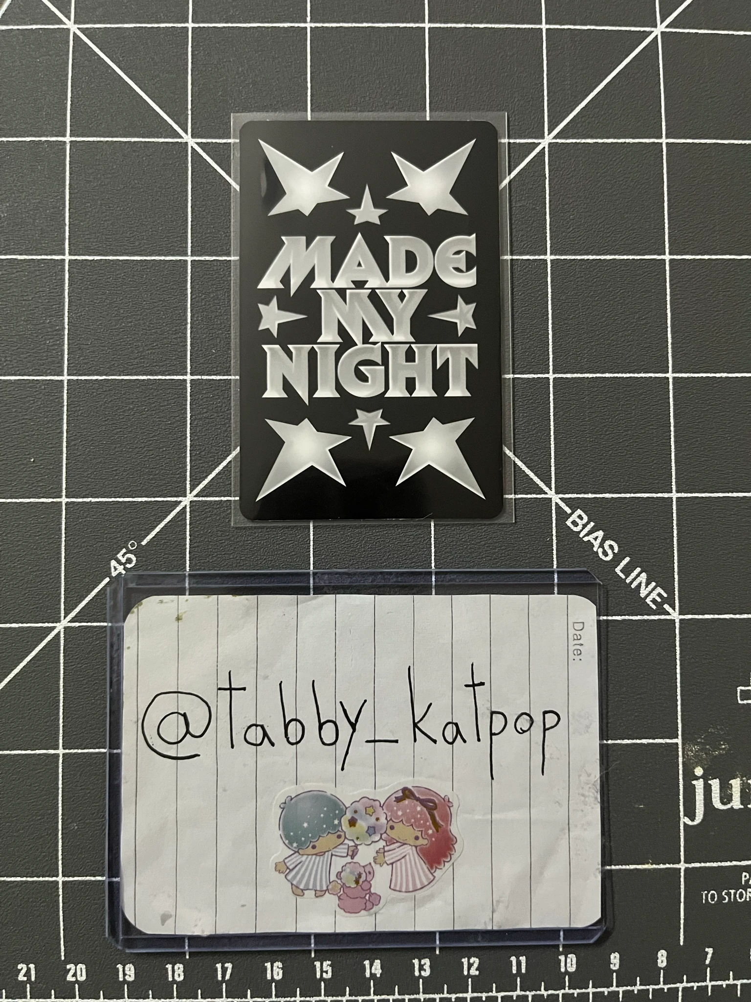 LE SSERAFIM Hong Eunchae LE SSERAFIM - Hong Eunchae - Made My Night Album album photocard chemical night version listing photo 2