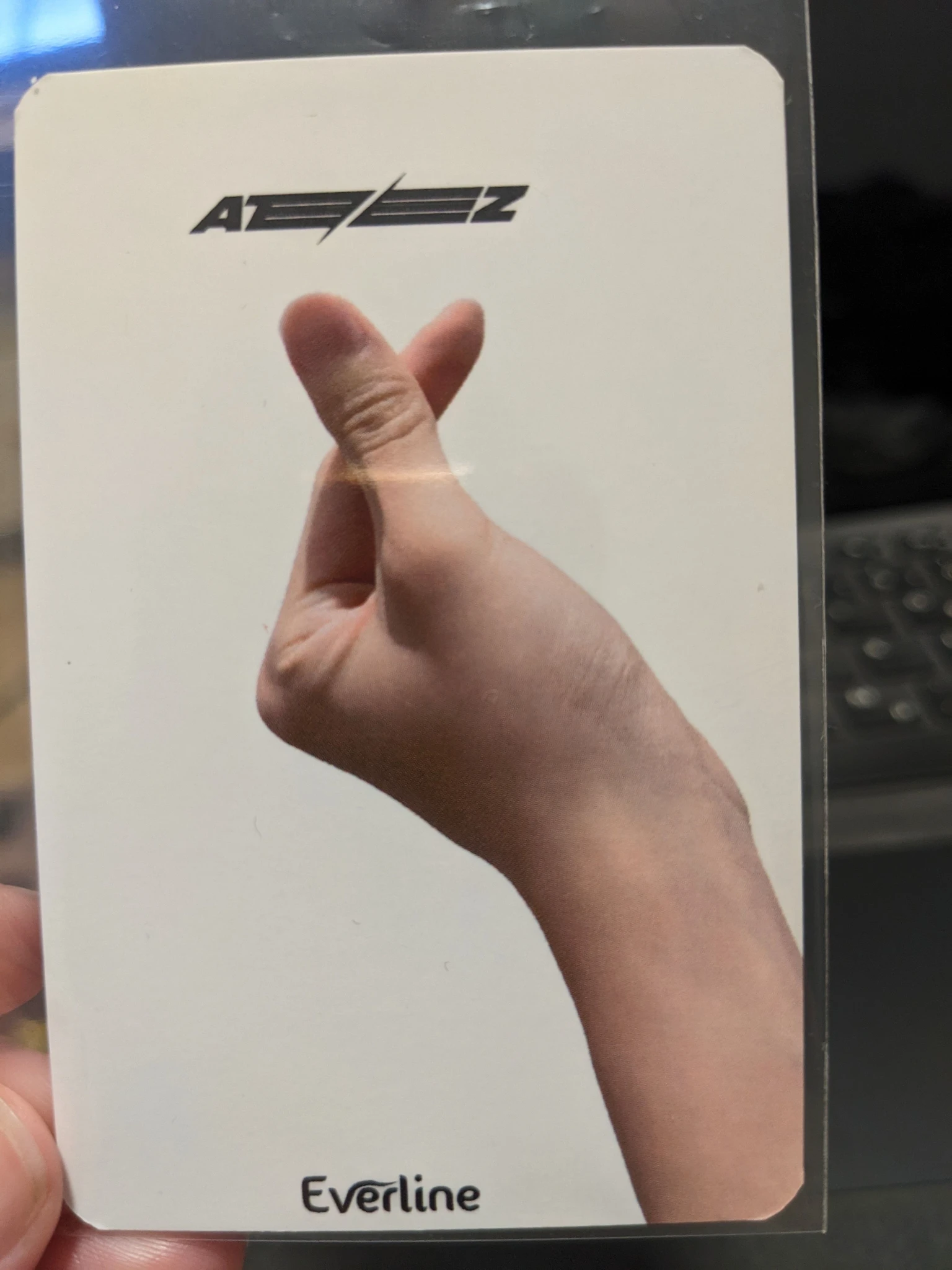 ATEEZ Yunho ATEEZ - Yunho - THE WORLD EP.1 : MOVEMENT Album everline pop-up round 2 double-sided listing photo 2