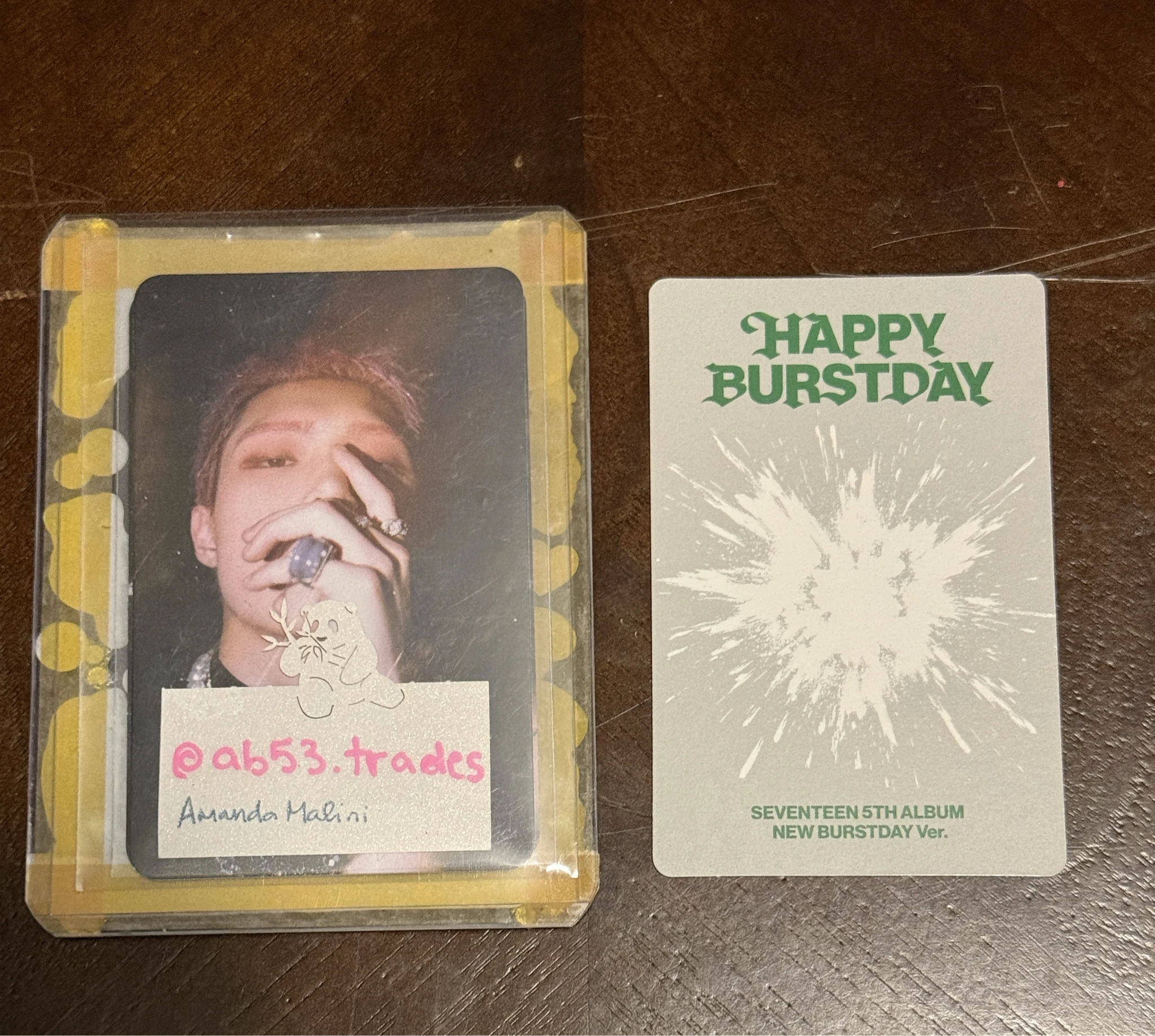 SEVENTEEN Jun SEVENTEEN - Jun - HAPPY BURSTDAY Album listing photo 2