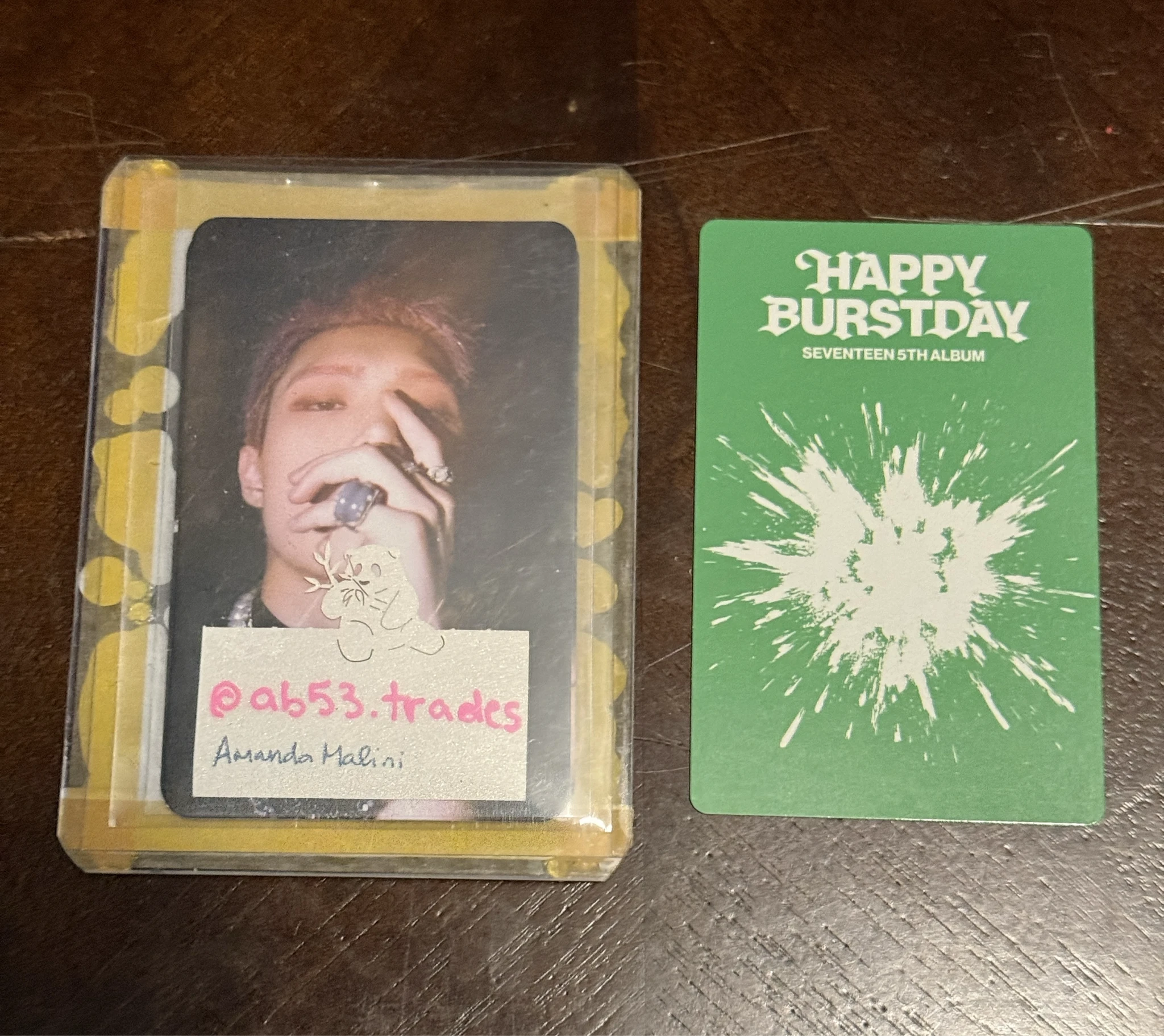 SEVENTEEN Jun SEVENTEEN - Jun - HAPPY BURSTDAY Album listing photo 2
