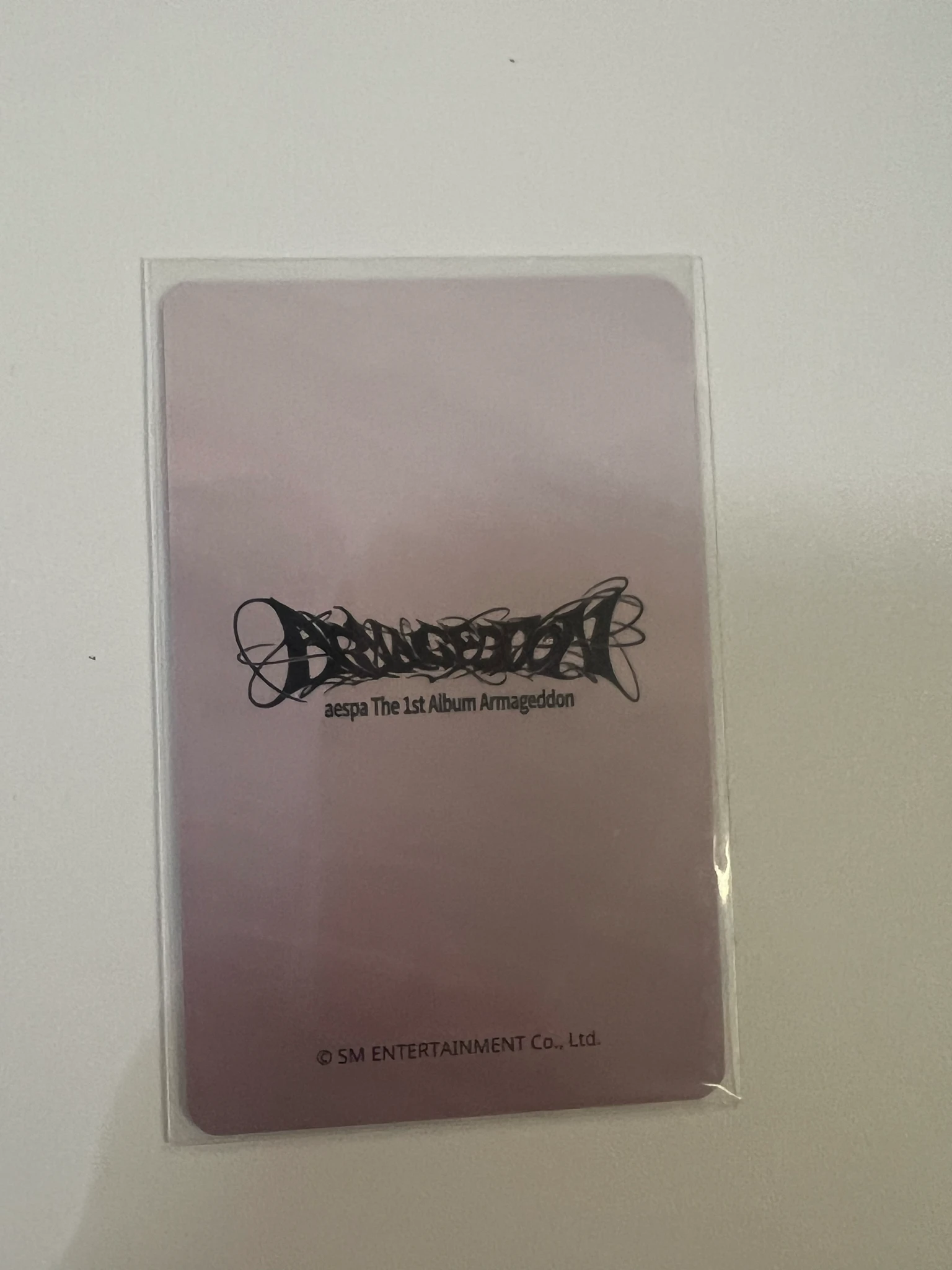 aespa Karina aespa - Karina - Armageddon Album idoustage lucky draw listing photo 2