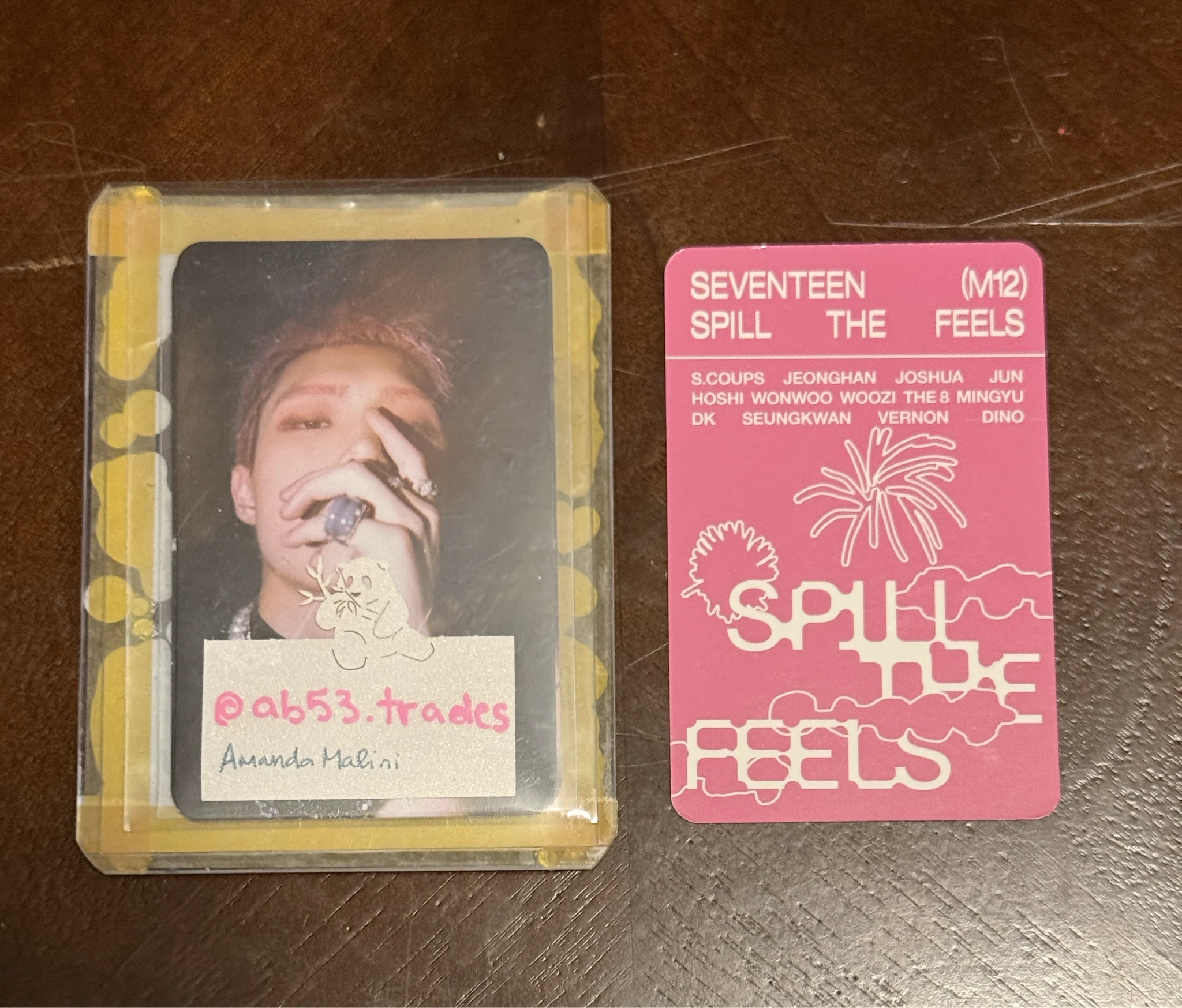 SEVENTEEN Jun SEVENTEEN - Jun - Spill the Feels Album album photocard carat version listing photo 2