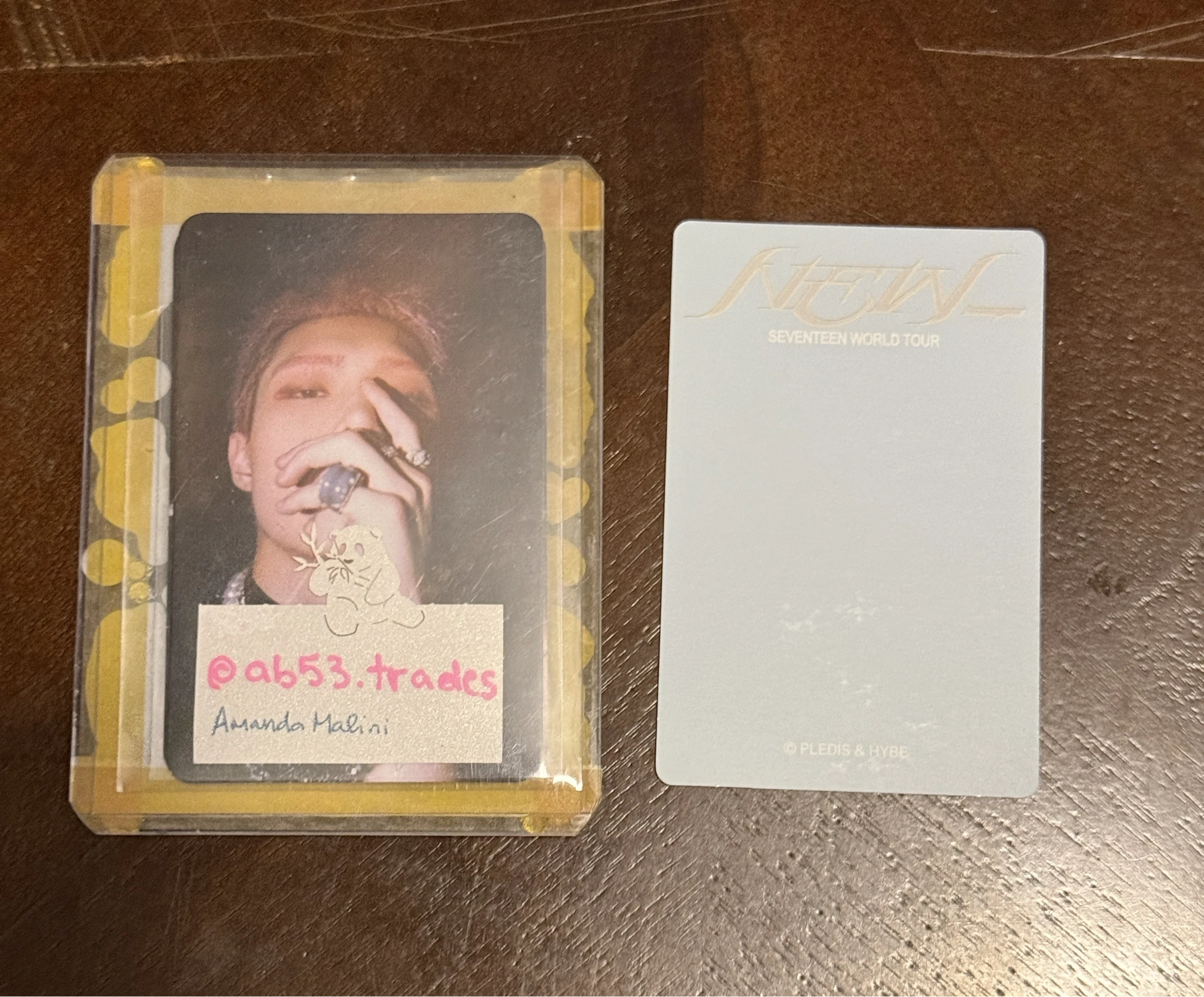 SEVENTEEN Jun SEVENTEEN - Jun - [NEW_] World Tour Event trading card listing photo 2