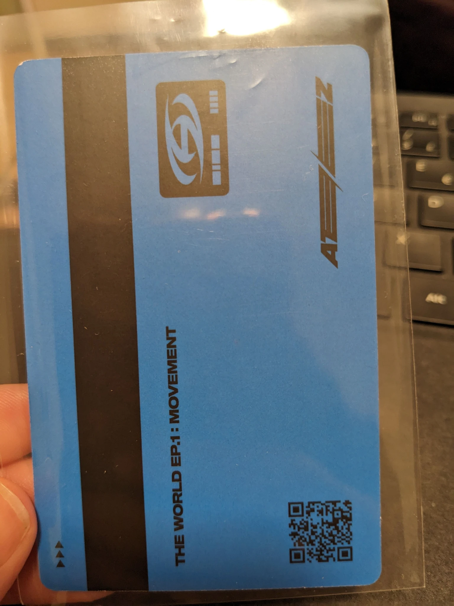 ATEEZ Yunho ATEEZ - Yunho - THE WORLD EP.1 : MOVEMENT Album album photocard A version id card listing photo 2