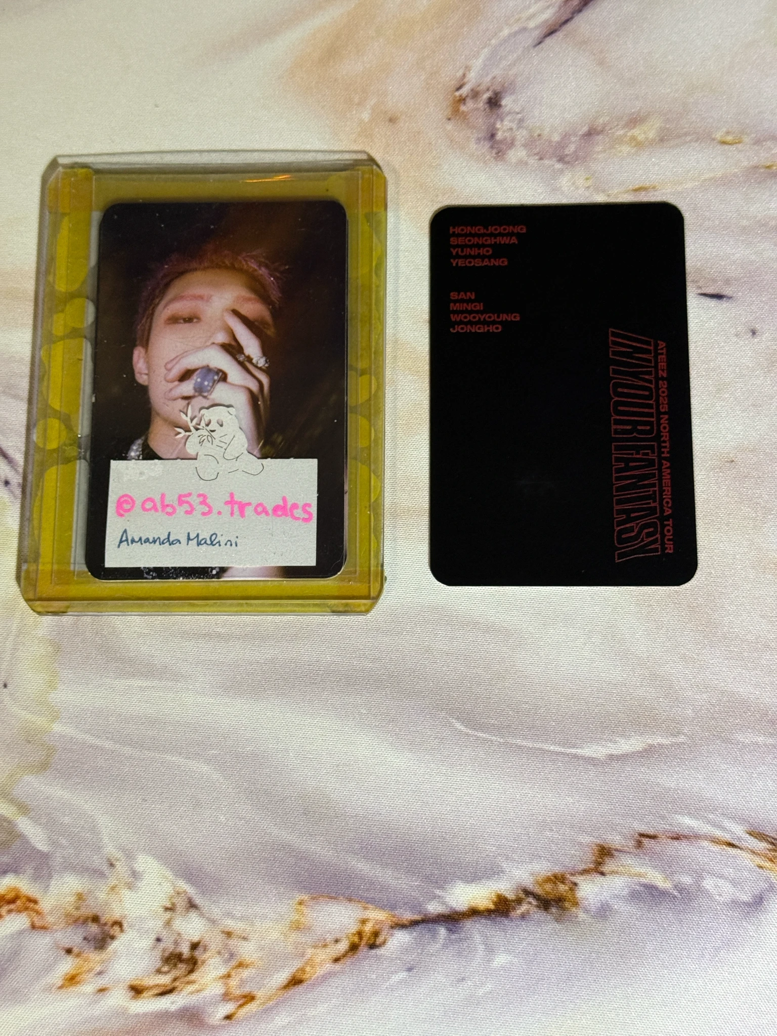 ATEEZ Hongjoong ATEEZ - Hongjoong - In Your Fantasy World Tour Event pop-up store lucky draw listing photo 2